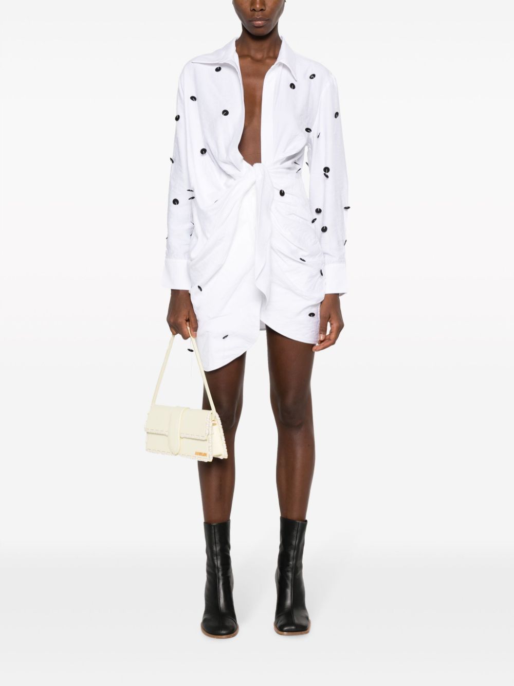 Jacquemus LA ROBE BAHIA BRODÉE DRESS Size S / US 4 / IT 40 - 4 Thumbnail