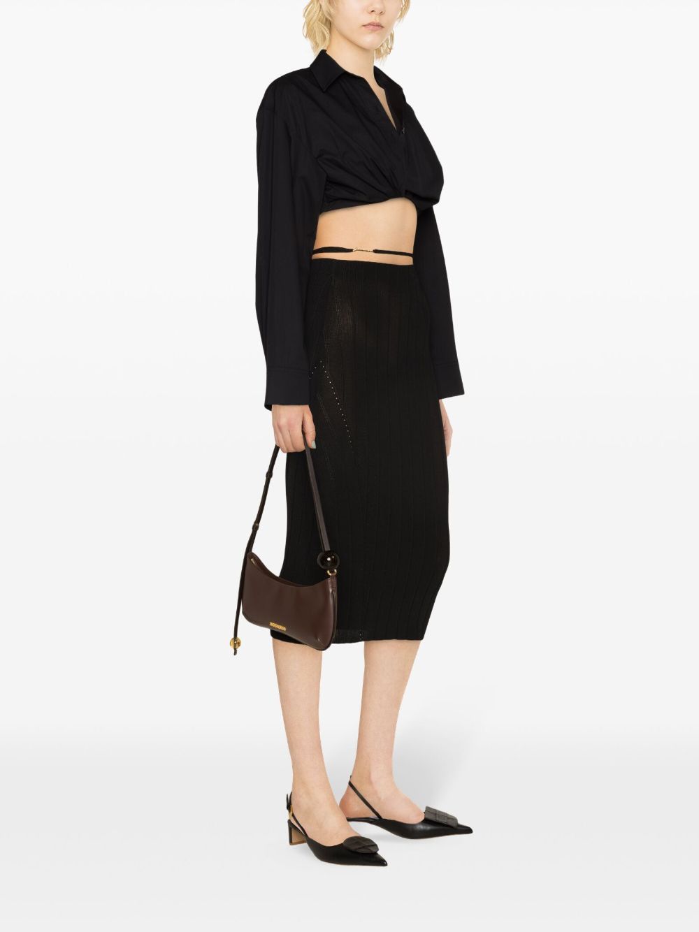 Jacquemus LA CHEMISE BAHIA COURTE SHIRT Size XS / US 0-2 / IT 36-38 - 4 Thumbnail