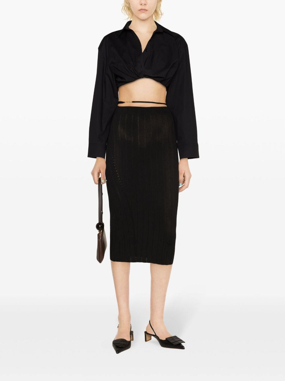 Jacquemus LA CHEMISE BAHIA COURTE SHIRT Size XS / US 0-2 / IT 36-38 - 2 Thumbnail