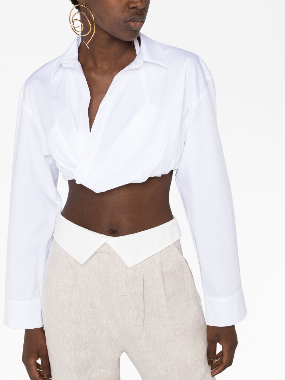 Jacquemus LA CHEMISE BAHIA COURTE SHIRT Size S / US 4 / IT 40 - 4 Thumbnail