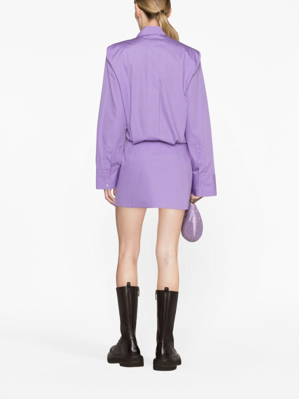 The Attico MARGOT COTTON SHIRT DRESS Size S / US 4 / IT 40 - 3 Thumbnail