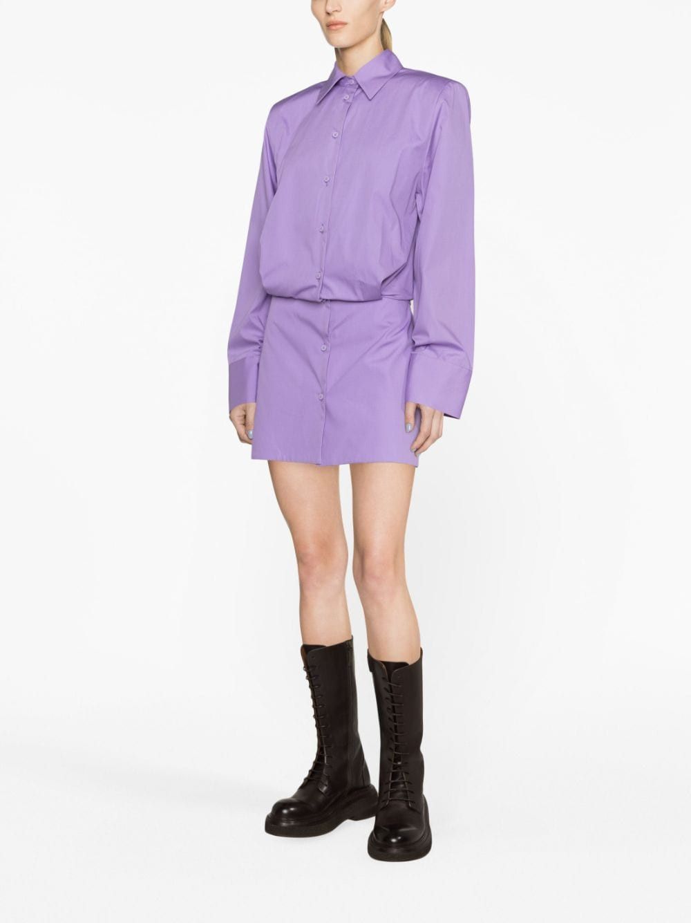 The Attico MARGOT COTTON SHIRT DRESS Size S / US 4 / IT 40 - 4 Thumbnail