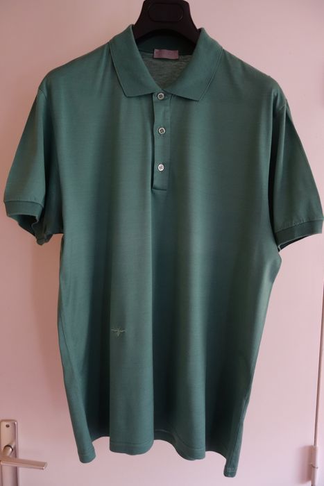 Dior DIOR HOMME Polo T Shirt XL Abeille Bee Green Vert Rare Grailed