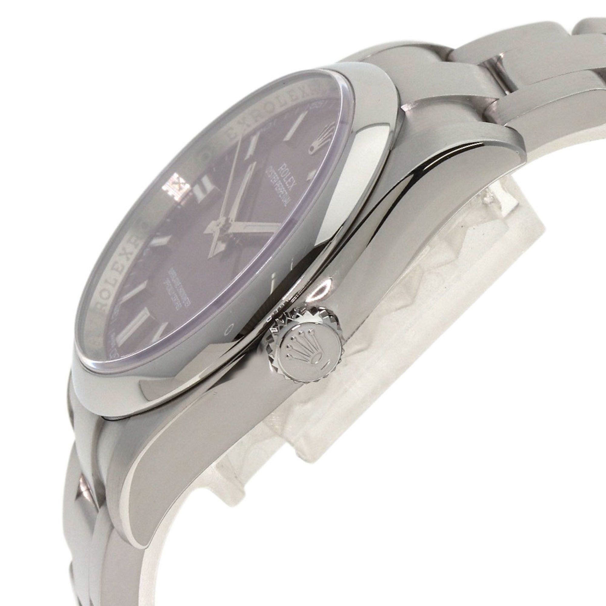 Rolex Rolex 116000 Oyster Perpetual 36 Red Grape Watch Stainless Steel SS Men's ROLEX Size ONE SIZE - 5 Thumbnail
