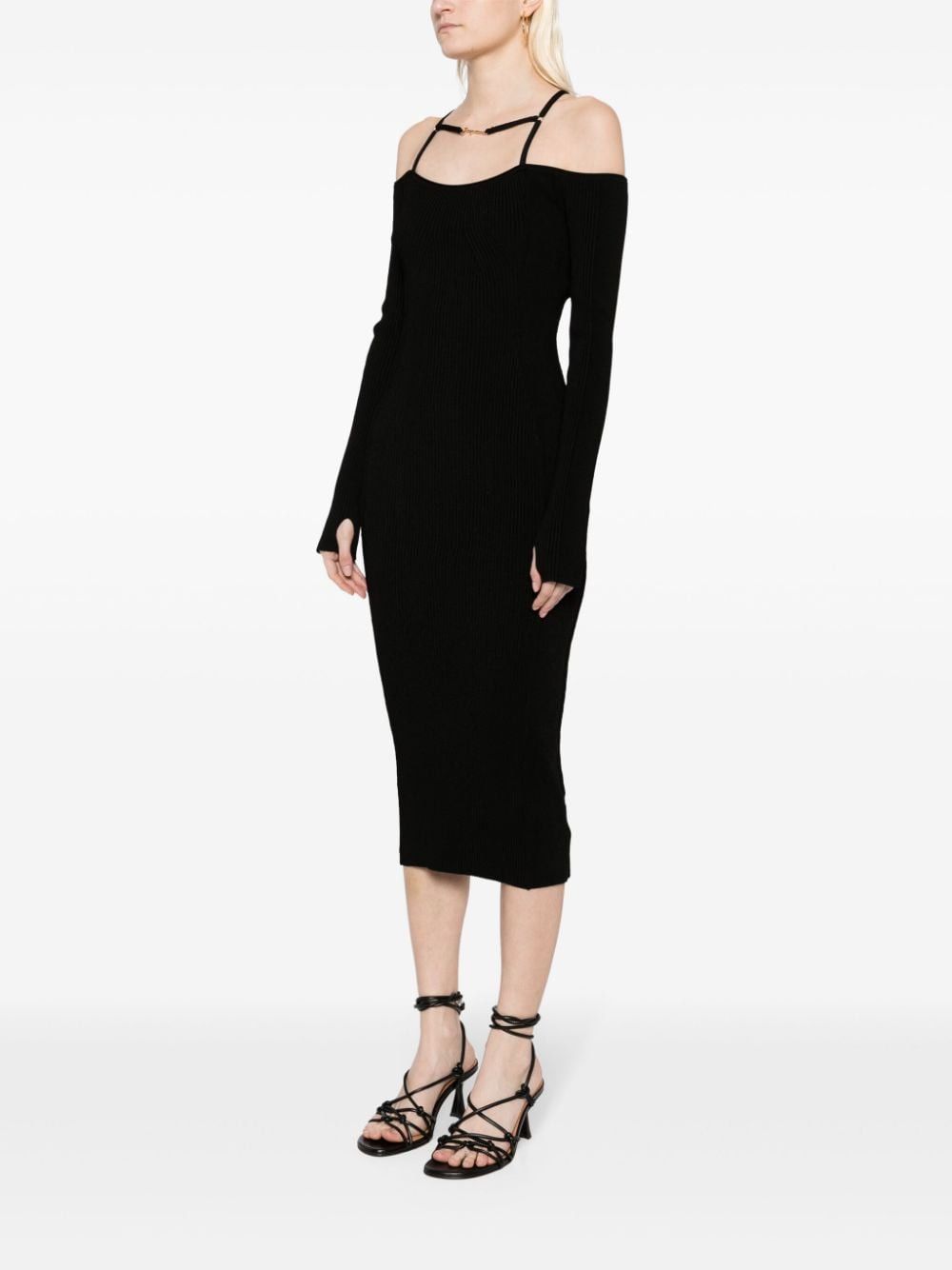 Jacquemus LA ROBE SIERRA MIDI DRESS Size S / US 4 / IT 40 - 2 Thumbnail