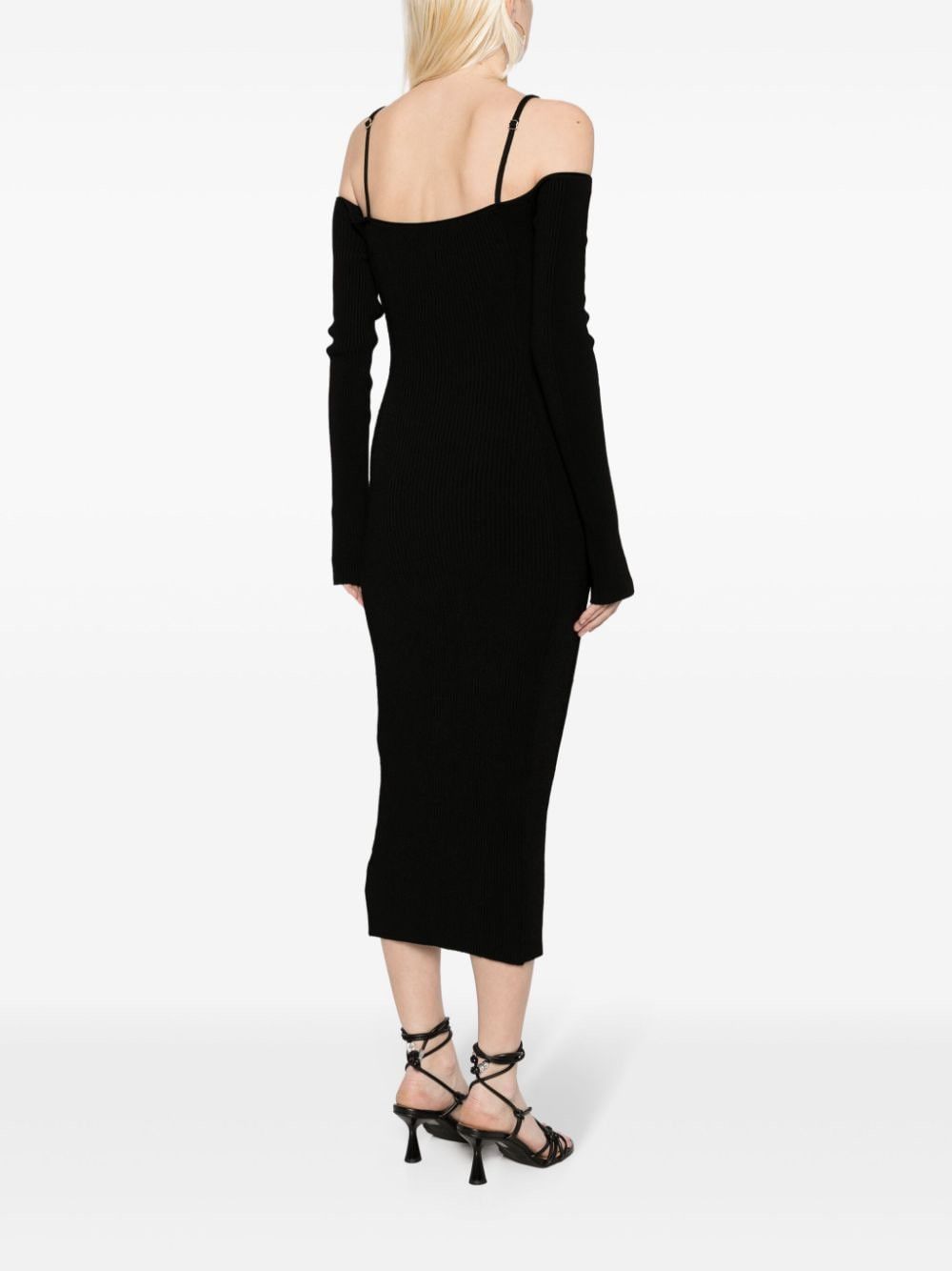 Jacquemus LA ROBE SIERRA MIDI DRESS Size S / US 4 / IT 40 - 3 Thumbnail