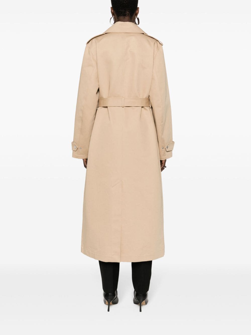 Toteme COTTON LONG TRENCH COAT Size S / US 4 / IT 40 - 3 Thumbnail