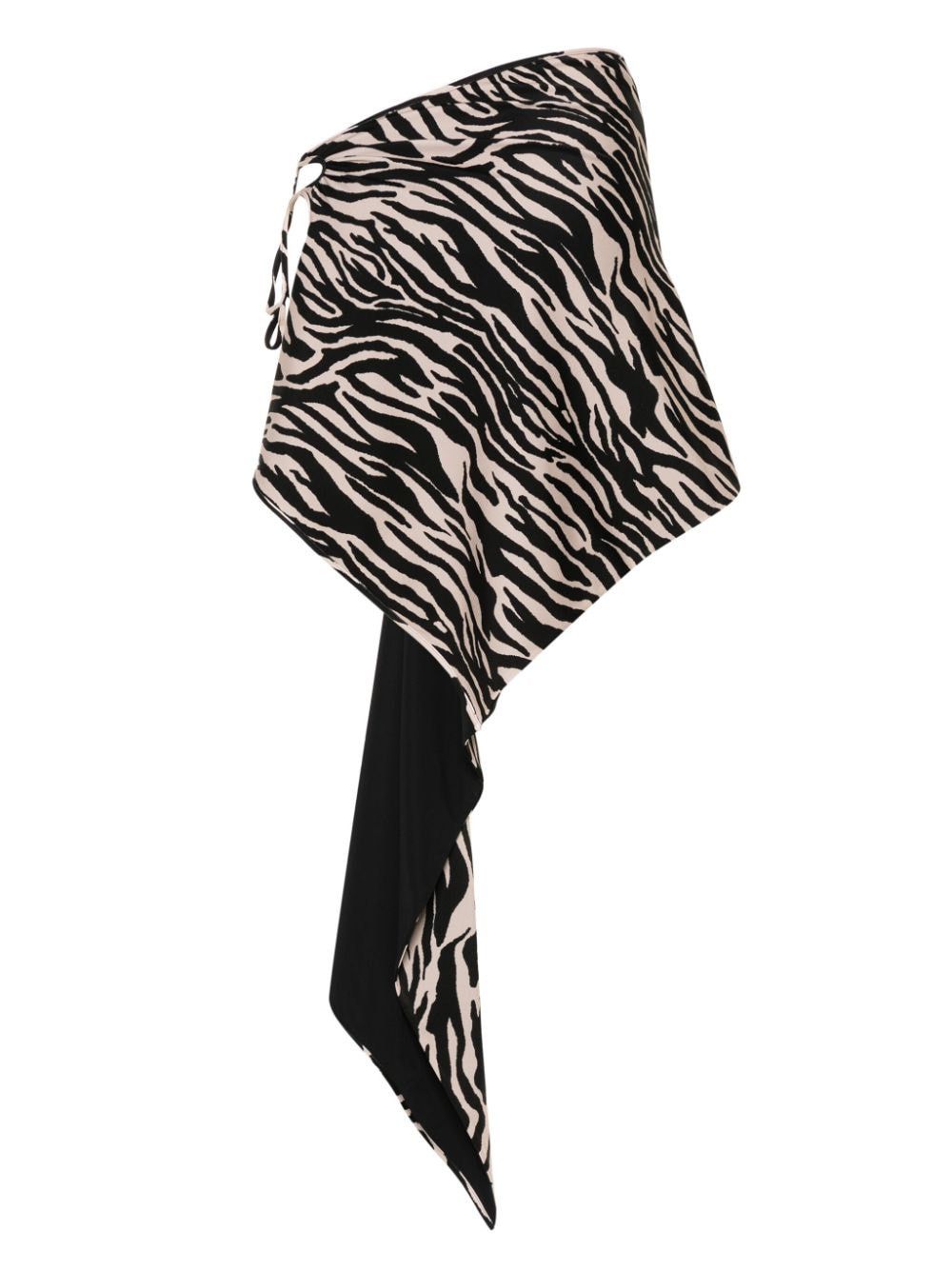 The Attico ZEBRA PRINT MINI SKIRT Size 27" / US 4 / IT 40 - 2 Thumbnail