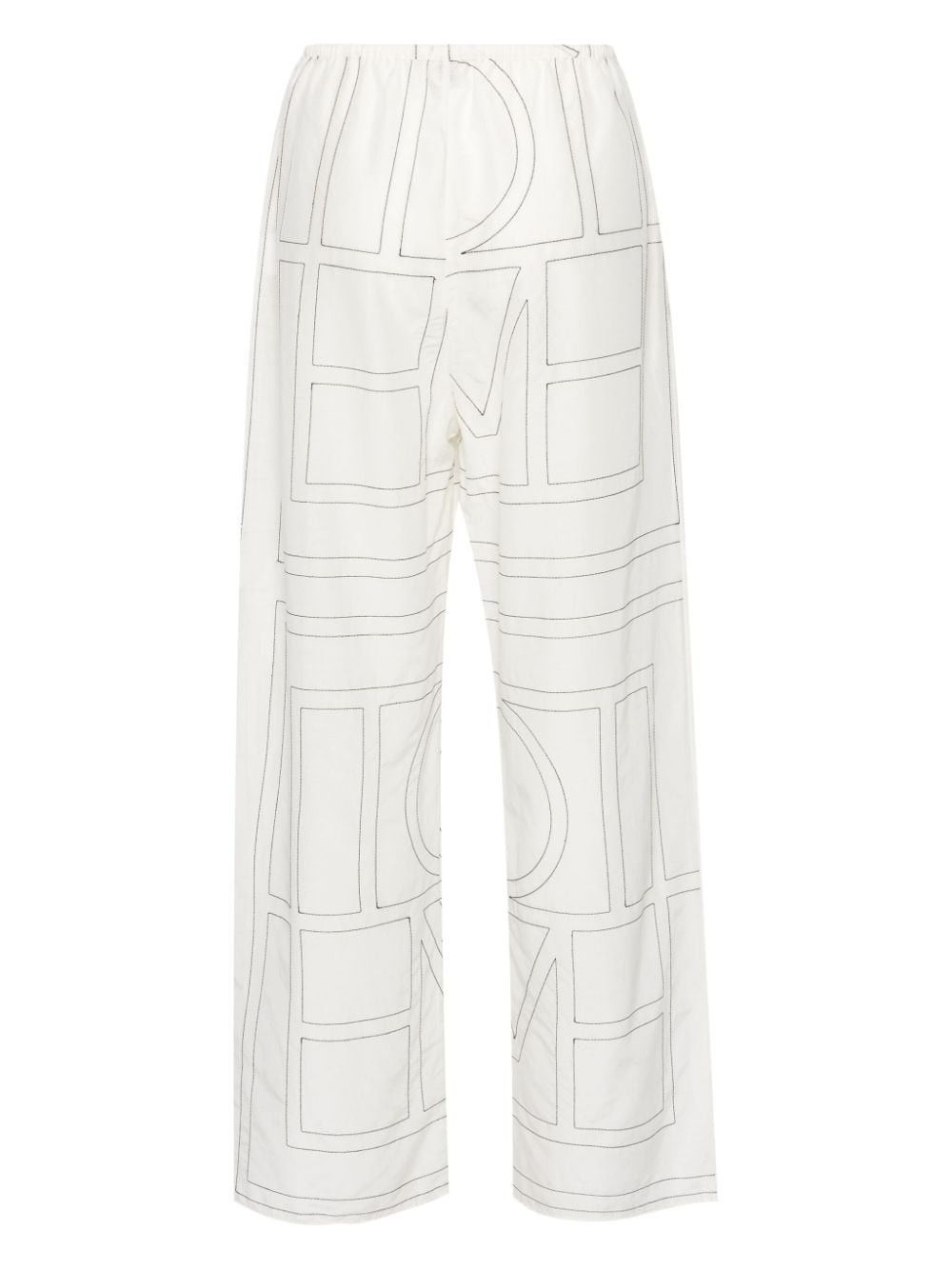 Toteme MONOGRAM COTTON BLEND TROUSERS Size 26" / US 2 / IT 38 - 2 Thumbnail