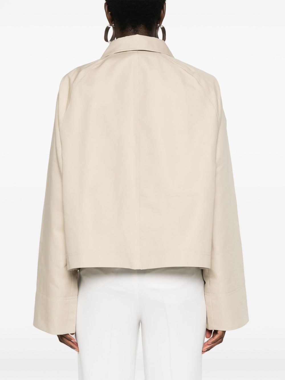 Toteme ORGANIC COTTON CROPPED JACKET Size S / US 4 / IT 40 - 3 Thumbnail
