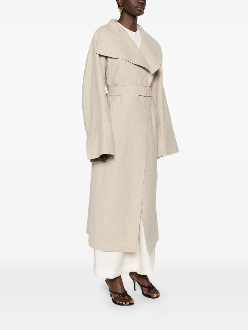Toteme SIGNATURE LINEN COAT Size XS / US 0-2 / IT 36-38 - 3 Thumbnail