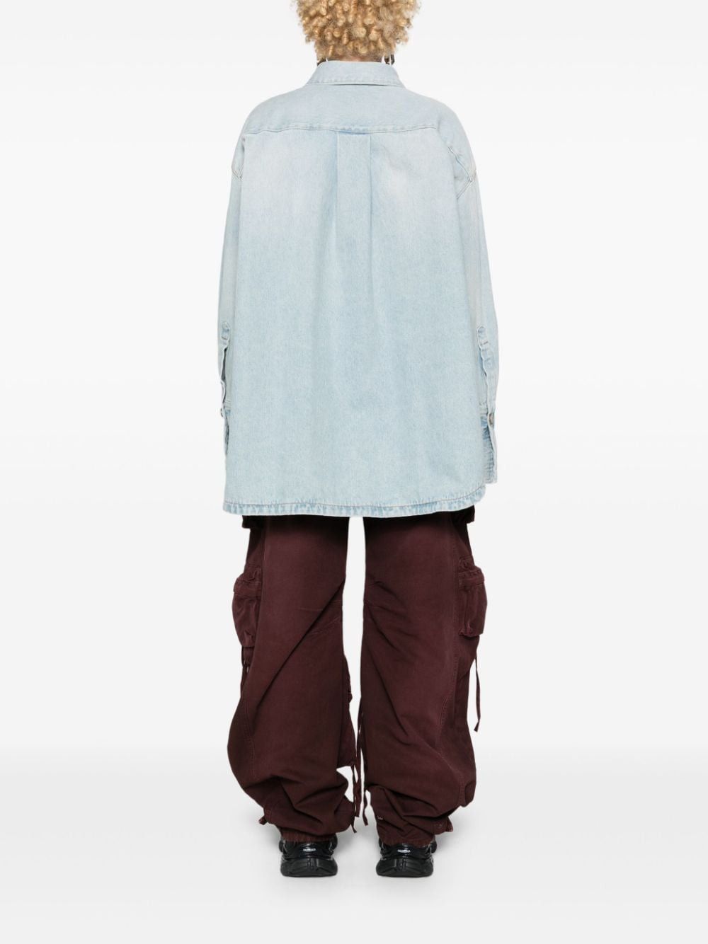 The Attico DENIM SHIRT Size S / US 4 / IT 40 - 4 Thumbnail