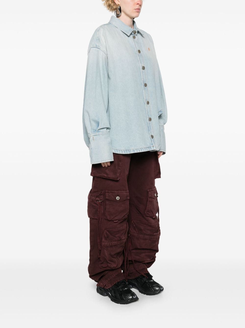 The Attico DENIM SHIRT Size S / US 4 / IT 40 - 3 Thumbnail