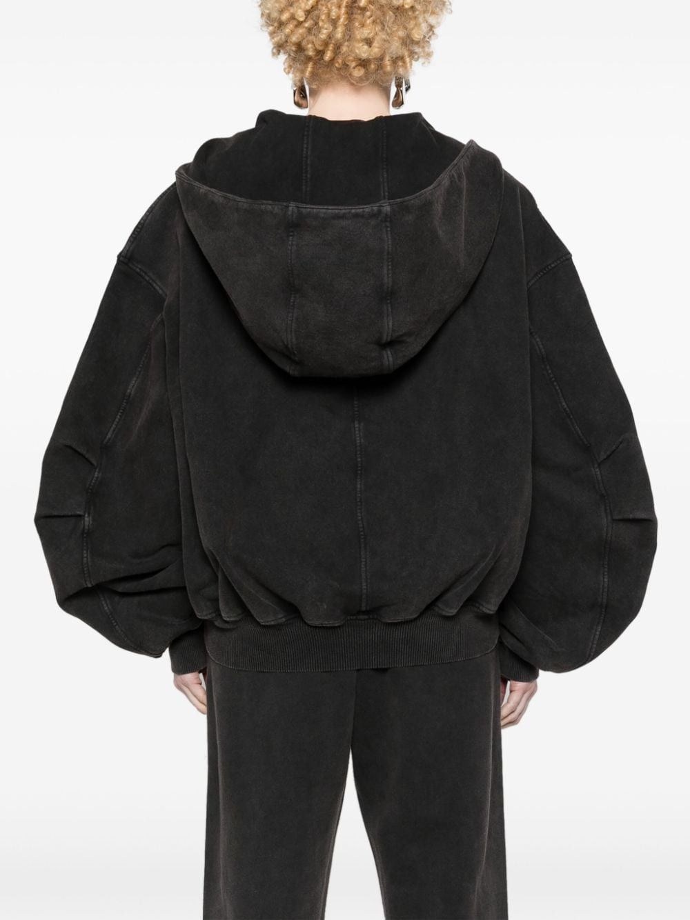 The Attico LOGO COTTON HOODIE Size S / US 4 / IT 40 - 4 Thumbnail
