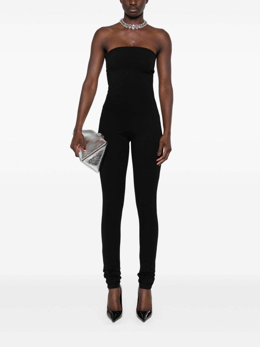 The Attico OFF SHOULDER LONG JUMPSUIT Size S / US 4 / IT 40 - 5 Thumbnail