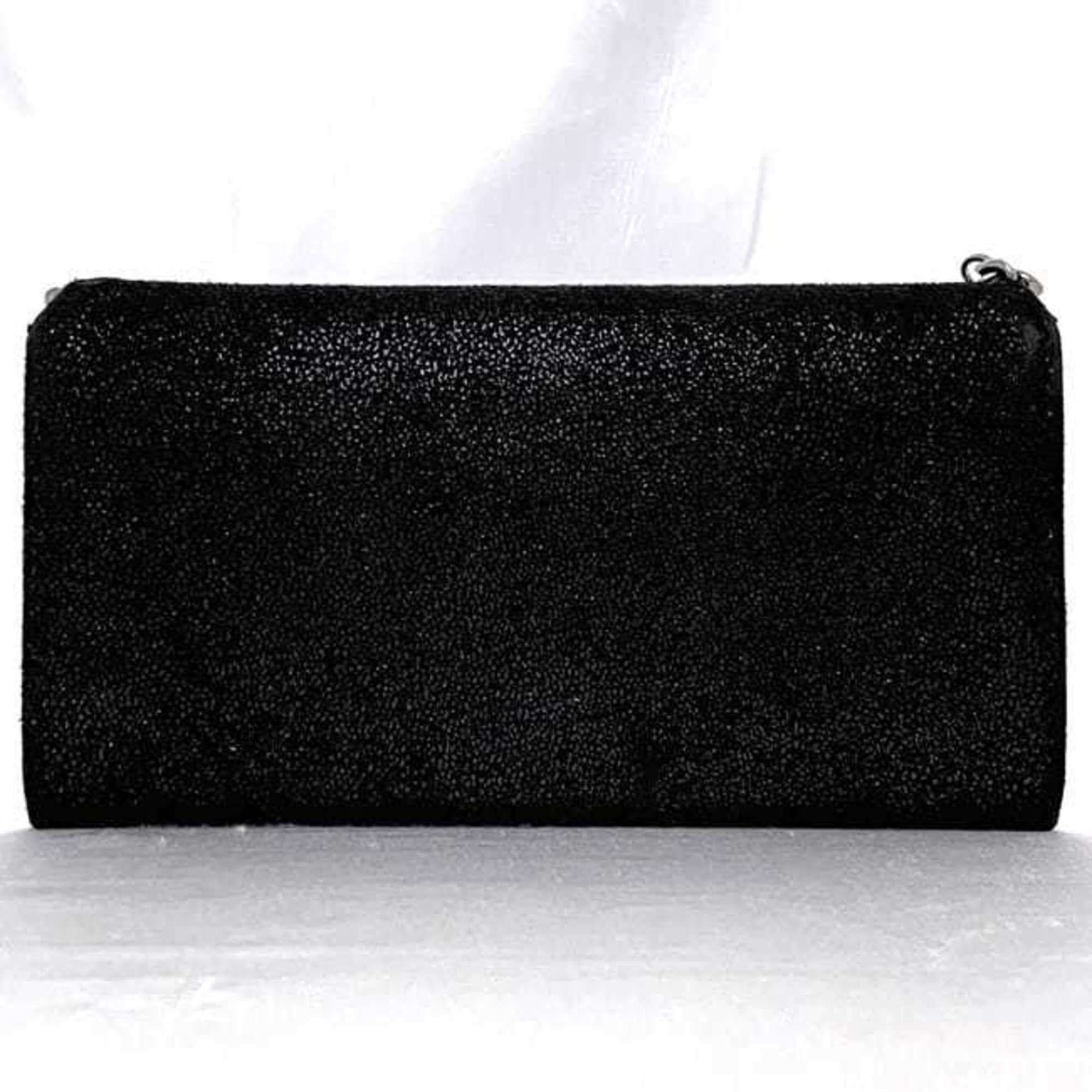Stella McCartney Stella McCartney Bi-fold Long Wallet ec-21484 Black Falabella 430999 W9132 1000 Synthetic Leather STELLA McCARTNEY Chain Charm Size ONE SIZE - 3 Thumbnail