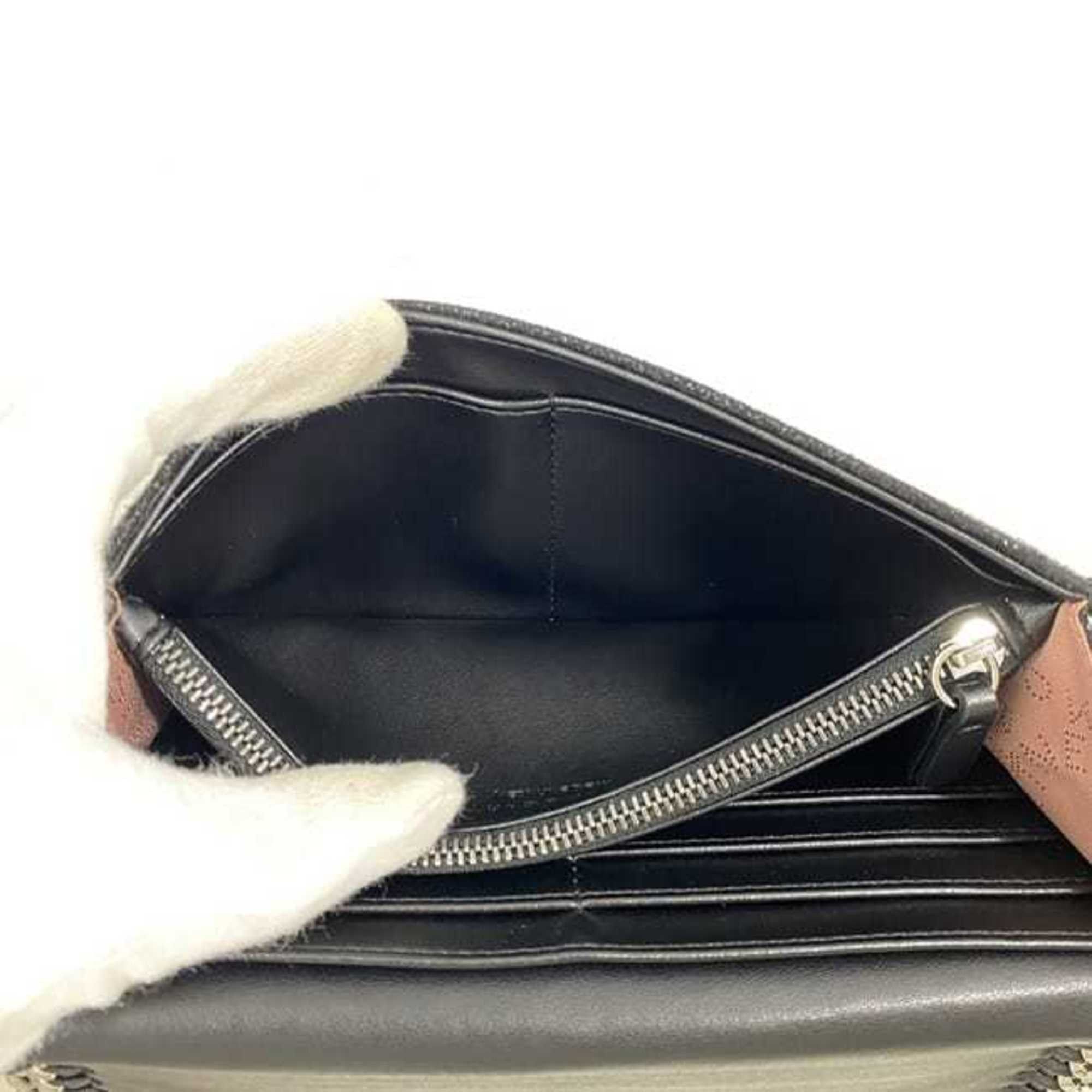 Stella McCartney Stella McCartney Bi-fold Long Wallet ec-21484 Black Falabella 430999 W9132 1000 Synthetic Leather STELLA McCARTNEY Chain Charm Size ONE SIZE - 9 Thumbnail