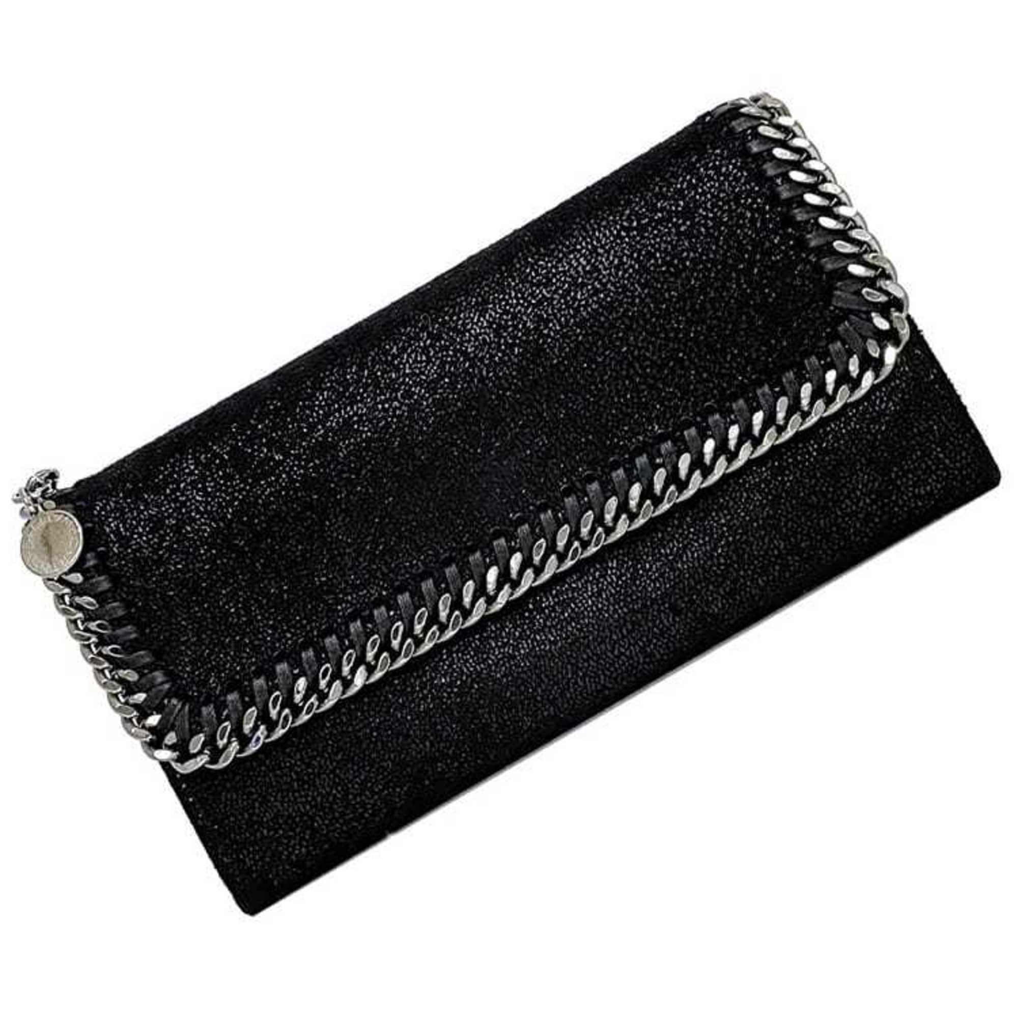 Stella McCartney Stella McCartney Bi-fold Long Wallet ec-21484 Black Falabella 430999 W9132 1000 Synthetic Leather STELLA McCARTNEY Chain Charm Size ONE SIZE - 2 Thumbnail