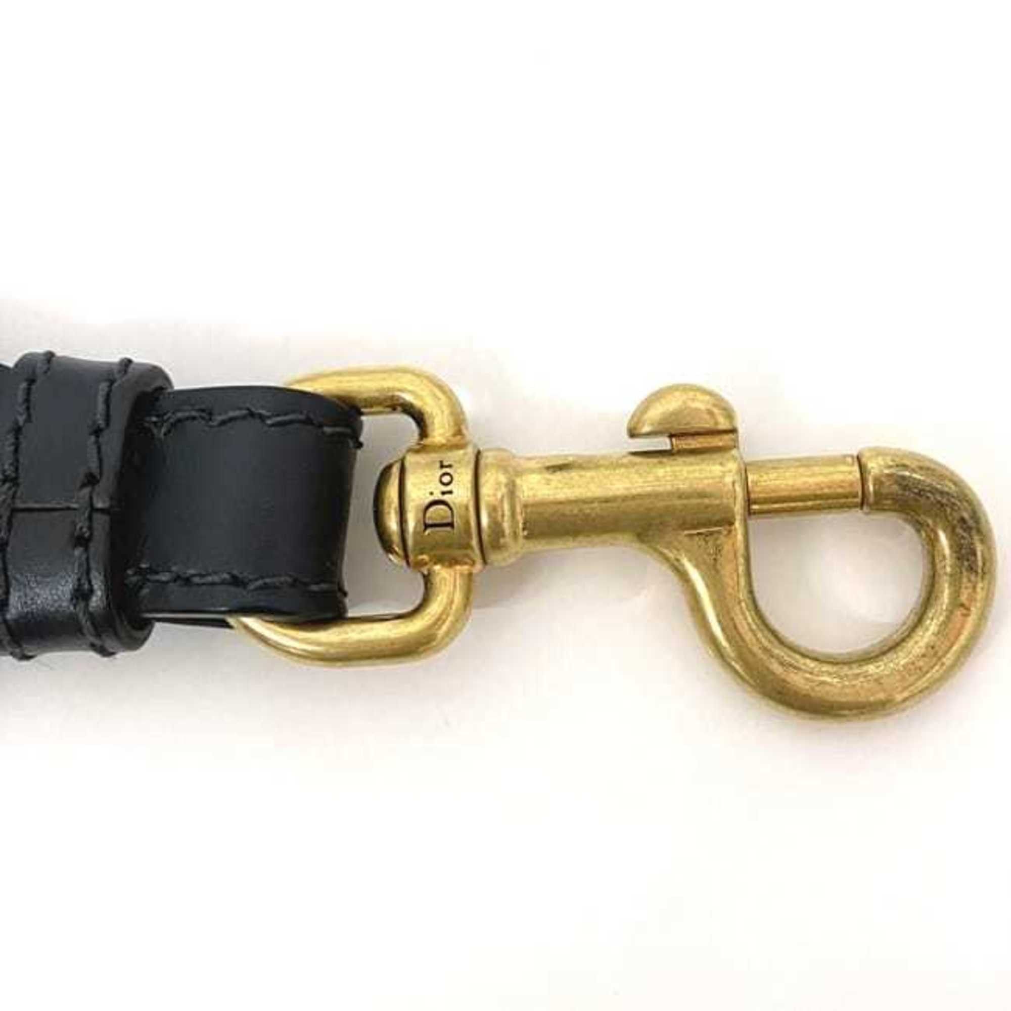 Dior Christian Dior Shoulder Strap ec-21506 Navy Beige Trotter Canvas Leather Studs Coin Women's Size ONE SIZE - 10 Thumbnail