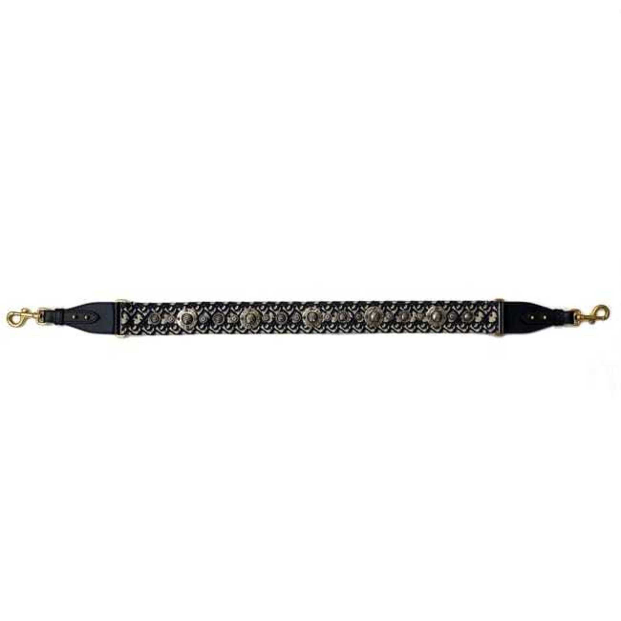 Dior Christian Dior Shoulder Strap ec-21506 Navy Beige Trotter Canvas Leather Studs Coin Women's Size ONE SIZE - 3 Thumbnail