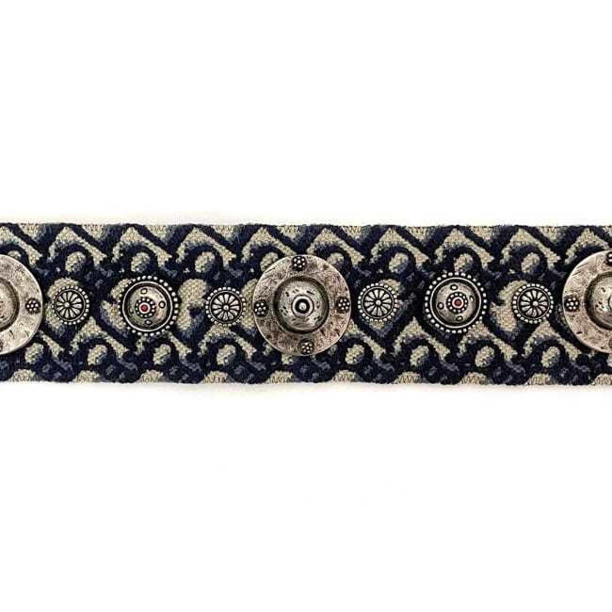 Dior Christian Dior Shoulder Strap ec-21506 Navy Beige Trotter Canvas Leather Studs Coin Women's Size ONE SIZE - 5 Thumbnail