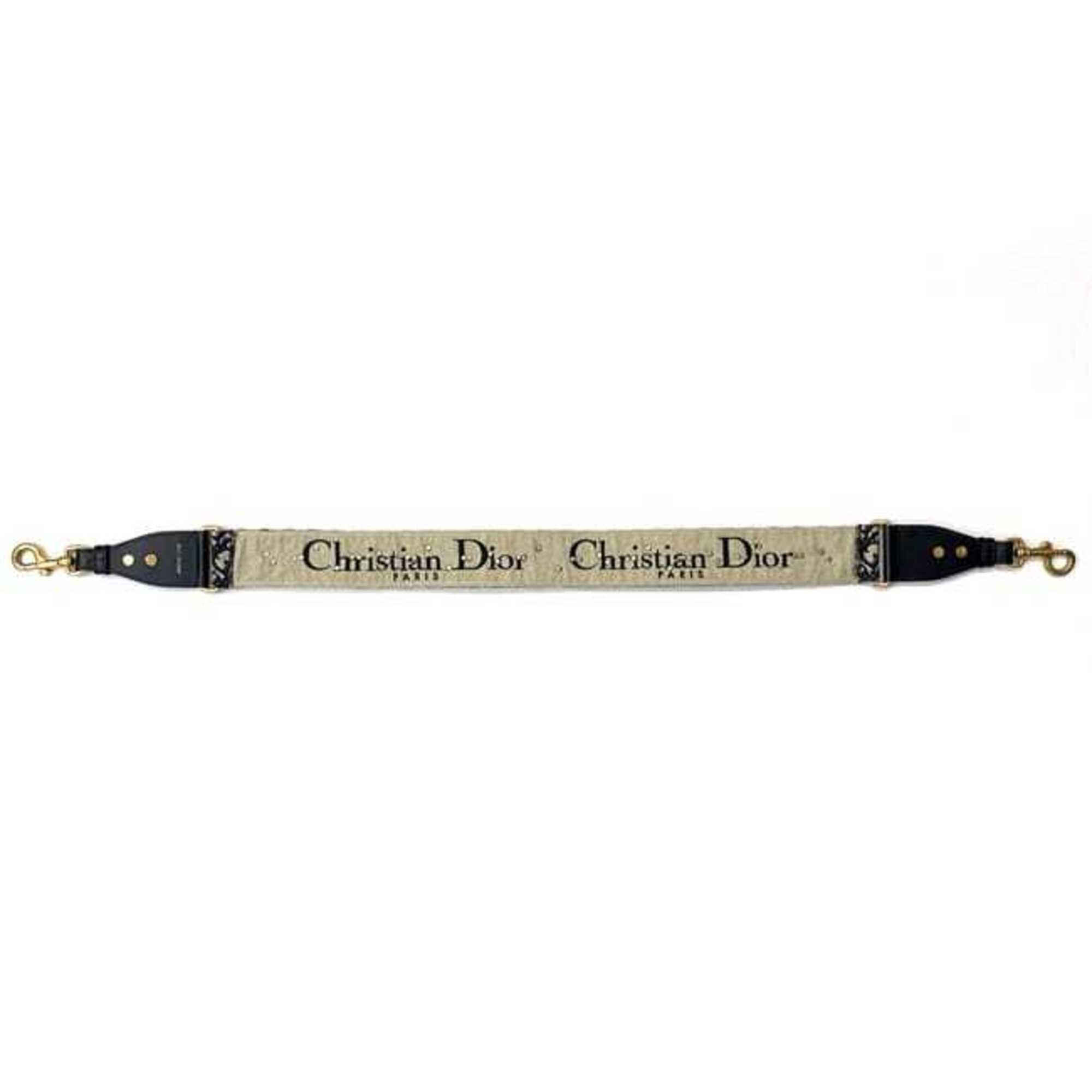 Dior Christian Dior Shoulder Strap ec-21506 Navy Beige Trotter Canvas Leather Studs Coin Women's Size ONE SIZE - 4 Thumbnail
