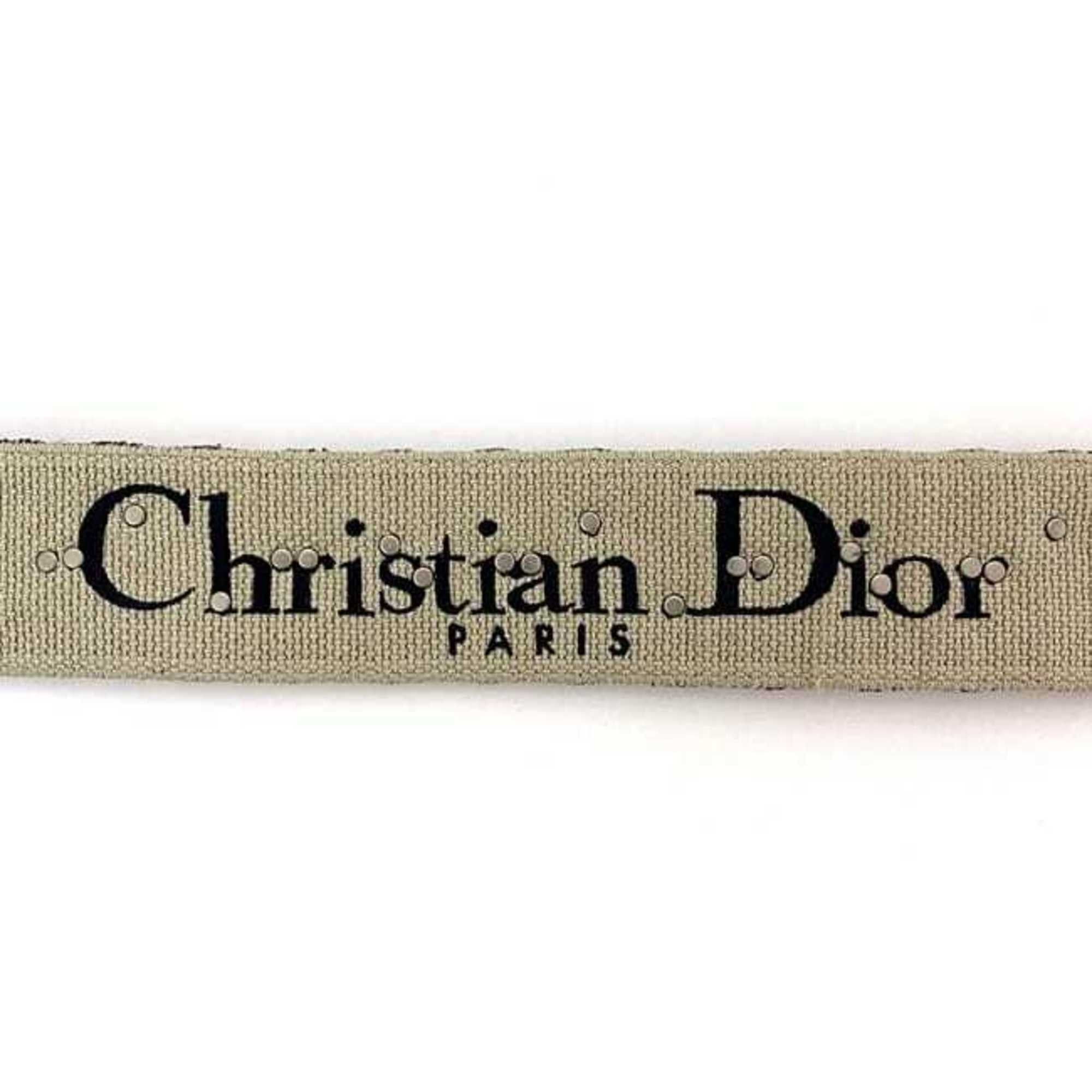 Dior Christian Dior Shoulder Strap ec-21506 Navy Beige Trotter Canvas Leather Studs Coin Women's Size ONE SIZE - 11 Thumbnail