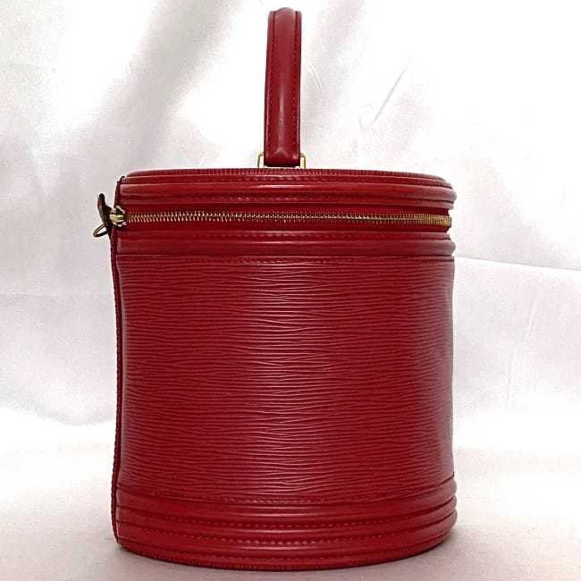Louis Vuitton Louis Vuitton Vanity Bag Cannes f-21544 Red Castilian Epi M48037 Handbag Leather AS0938 LOUIS VUITTON Key Bucket Padlock Women's Size ONE SIZE - 3 Thumbnail