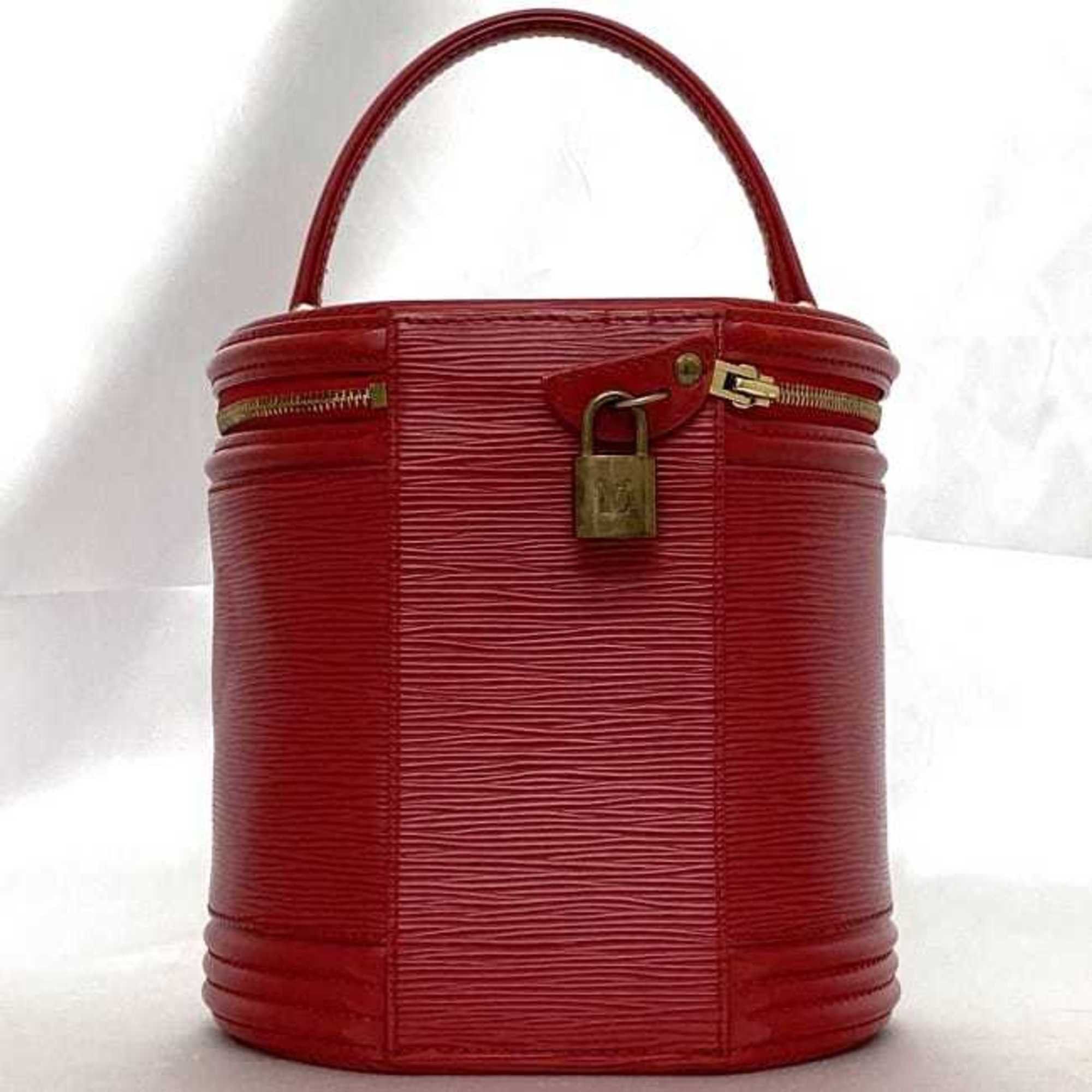 Louis Vuitton Louis Vuitton Vanity Bag Cannes f-21544 Red Castilian Epi M48037 Handbag Leather AS0938 LOUIS VUITTON Key Bucket Padlock Women's Size ONE SIZE - 4 Thumbnail