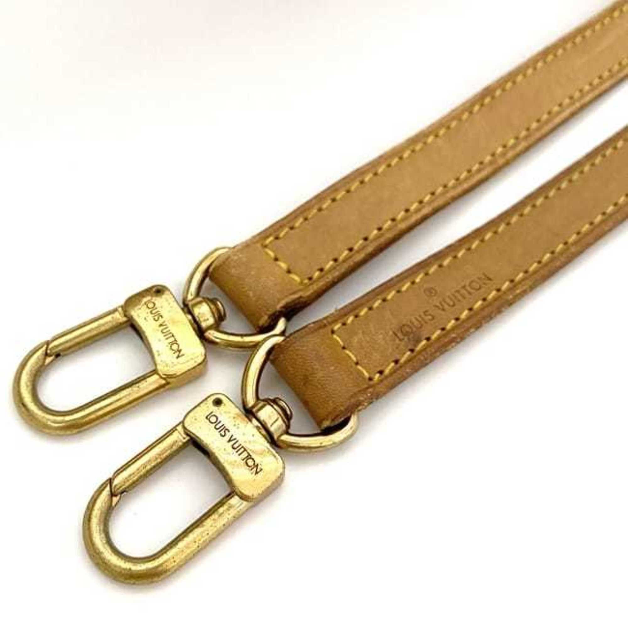 Louis Vuitton Louis Vuitton Shoulder Strap ec-21461 Beige 100cm Tanned Leather GP LOUIS VUITTON Retrofit 2-way Women's Bag Only LV Size ONE SIZE - 11 Thumbnail