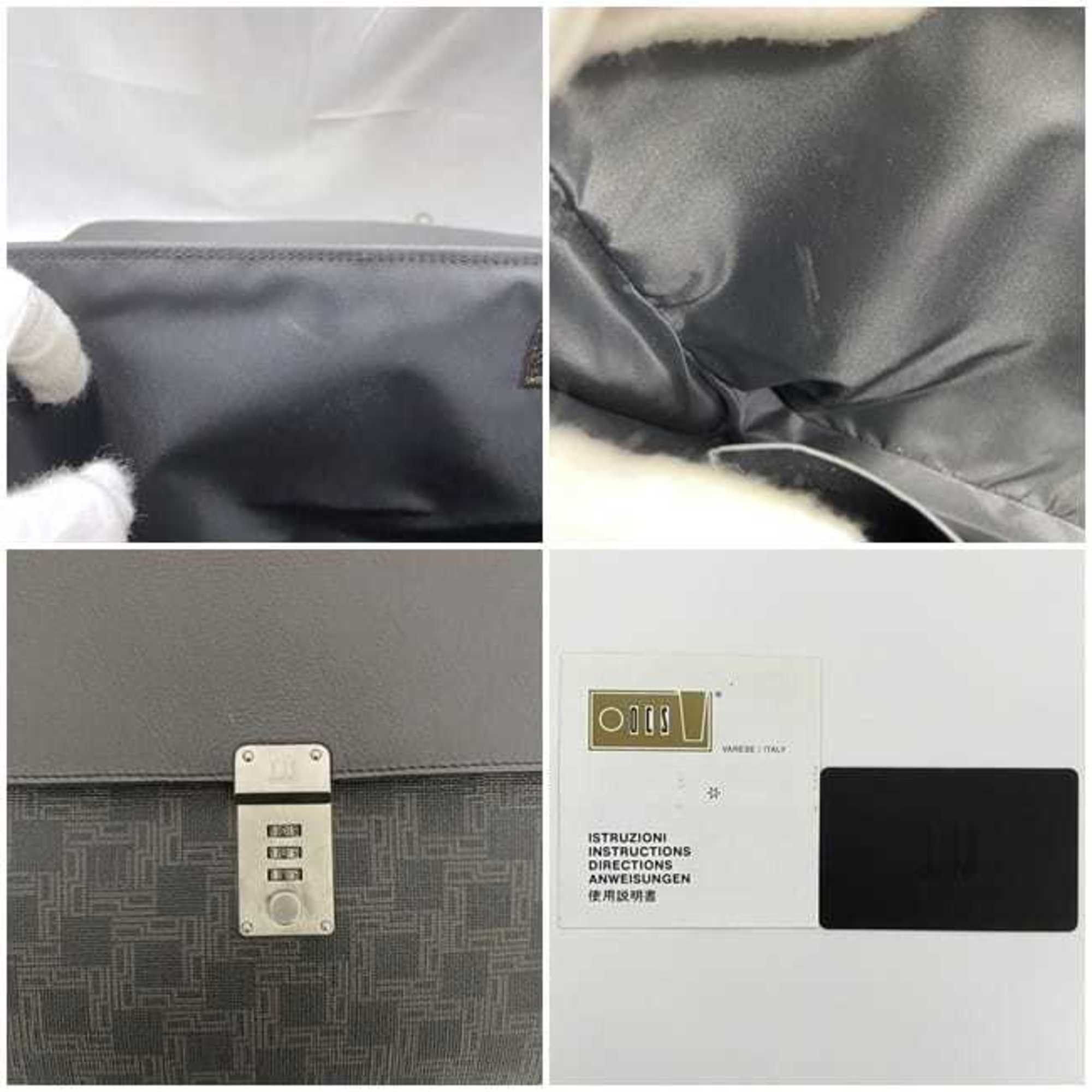 Alfred Dunhill Dunhill bag ec-21445 dark brown D8 leather dunhill key flap number lock men's a4 Size ONE SIZE - 11 Thumbnail