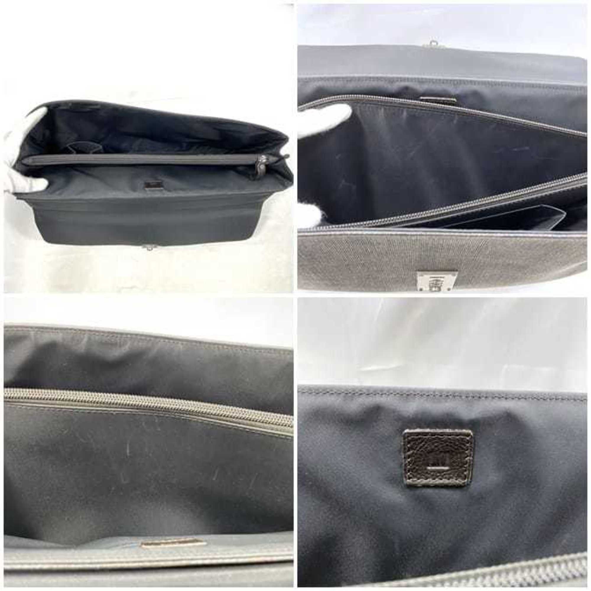 Alfred Dunhill Dunhill bag ec-21445 dark brown D8 leather dunhill key flap number lock men's a4 Size ONE SIZE - 10 Thumbnail