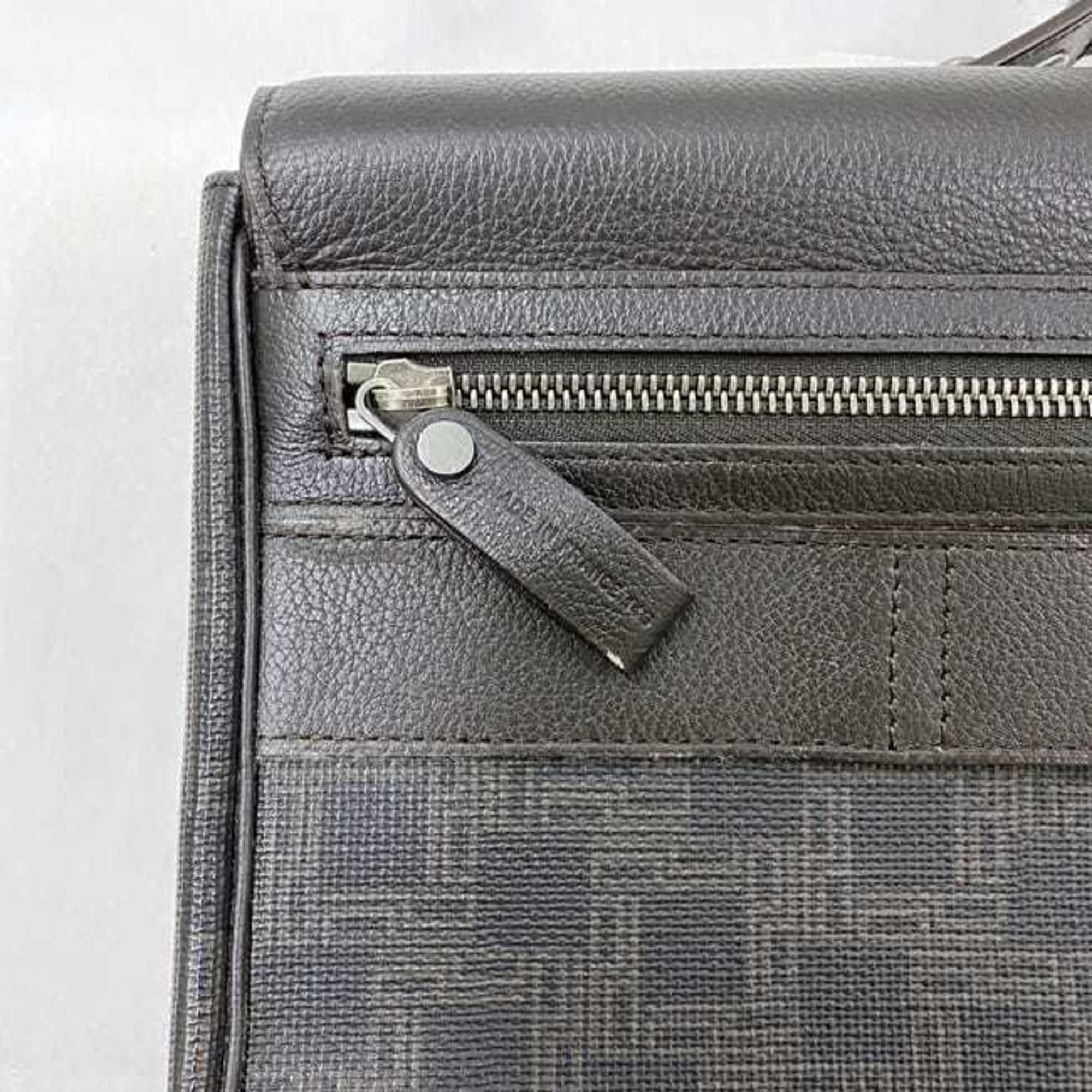 Alfred Dunhill Dunhill bag ec-21445 dark brown D8 leather dunhill key flap number lock men's a4 Size ONE SIZE - 7 Thumbnail
