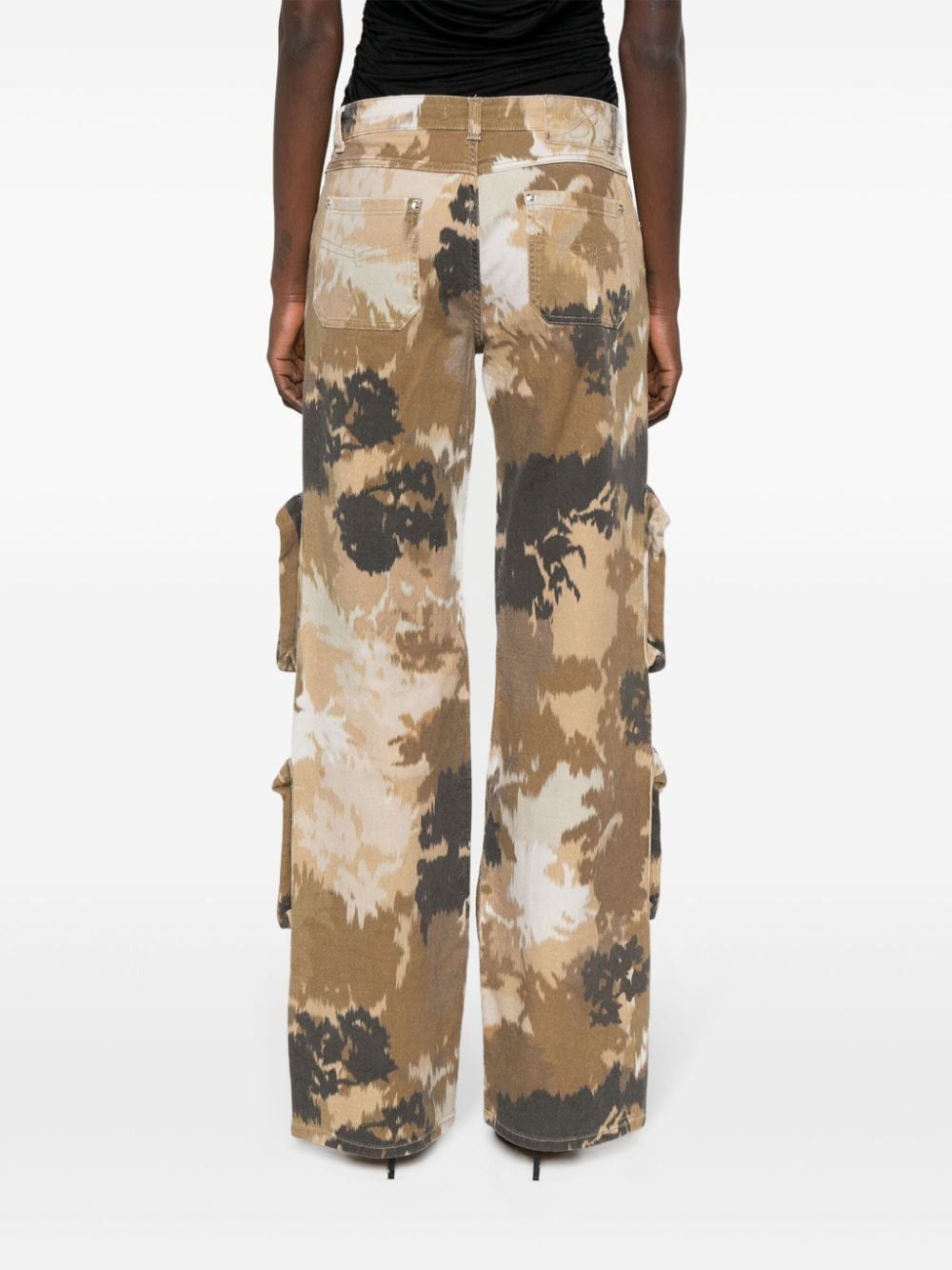 Blumarine CAMOUFLAGE PRINT CARGO TROUSERS Size 27" / US 4 / IT 40 - 4 Thumbnail