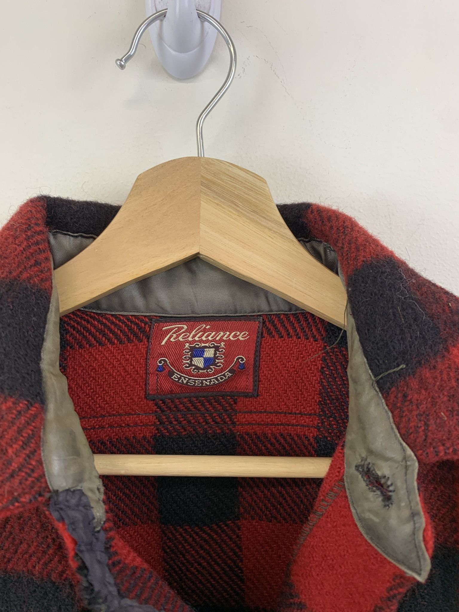 Flannel Vintage Flannel 1990s Reliance Buffalo Plaid Thick Wool Flannel Size M Size US M / EU 48-50 / 2 - 2 Thumbnail