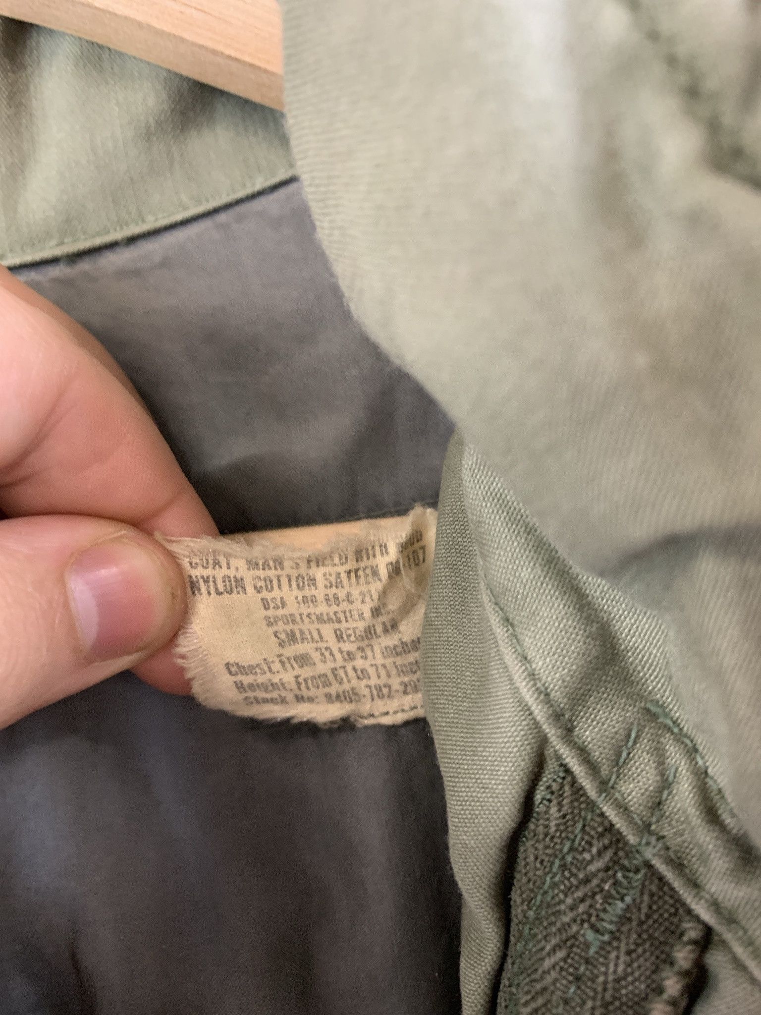 Band Tees Vintage Jimi Hendrix Ozzy Ozbourne Military M1951 Olive Green Field Jacket Size Small Size US S / EU 44-46 / 1 - 2 Thumbnail