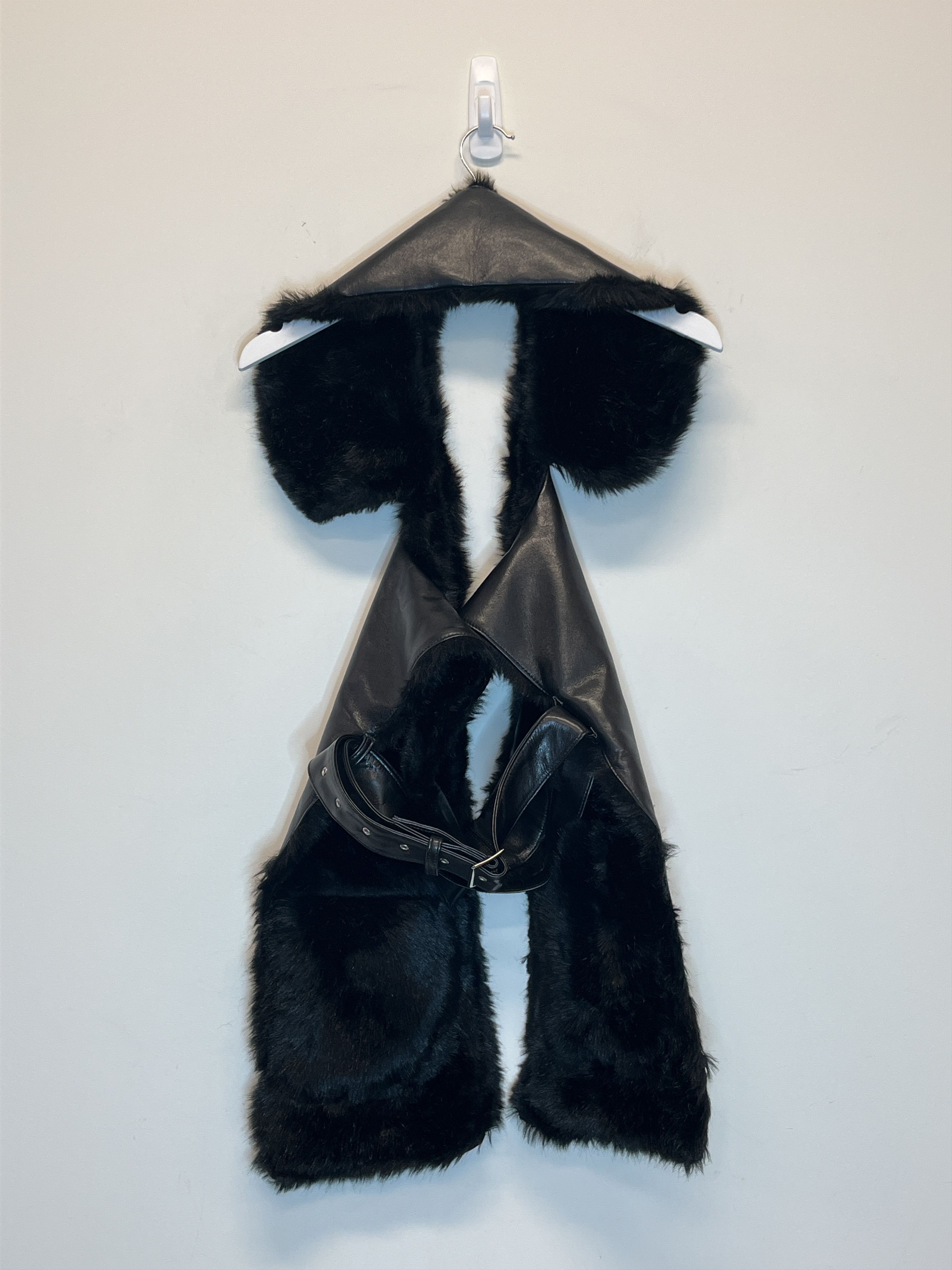 Noir Kei Ninomiya Faux Leather Long Vest Size M / US 6-8 / IT 42-44 - 2 Thumbnail