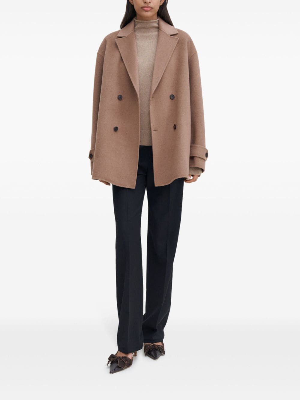 Filippa K WOOL DOUBLE-BREASTED COAT Size S / US 4 / IT 40 - 3 Thumbnail