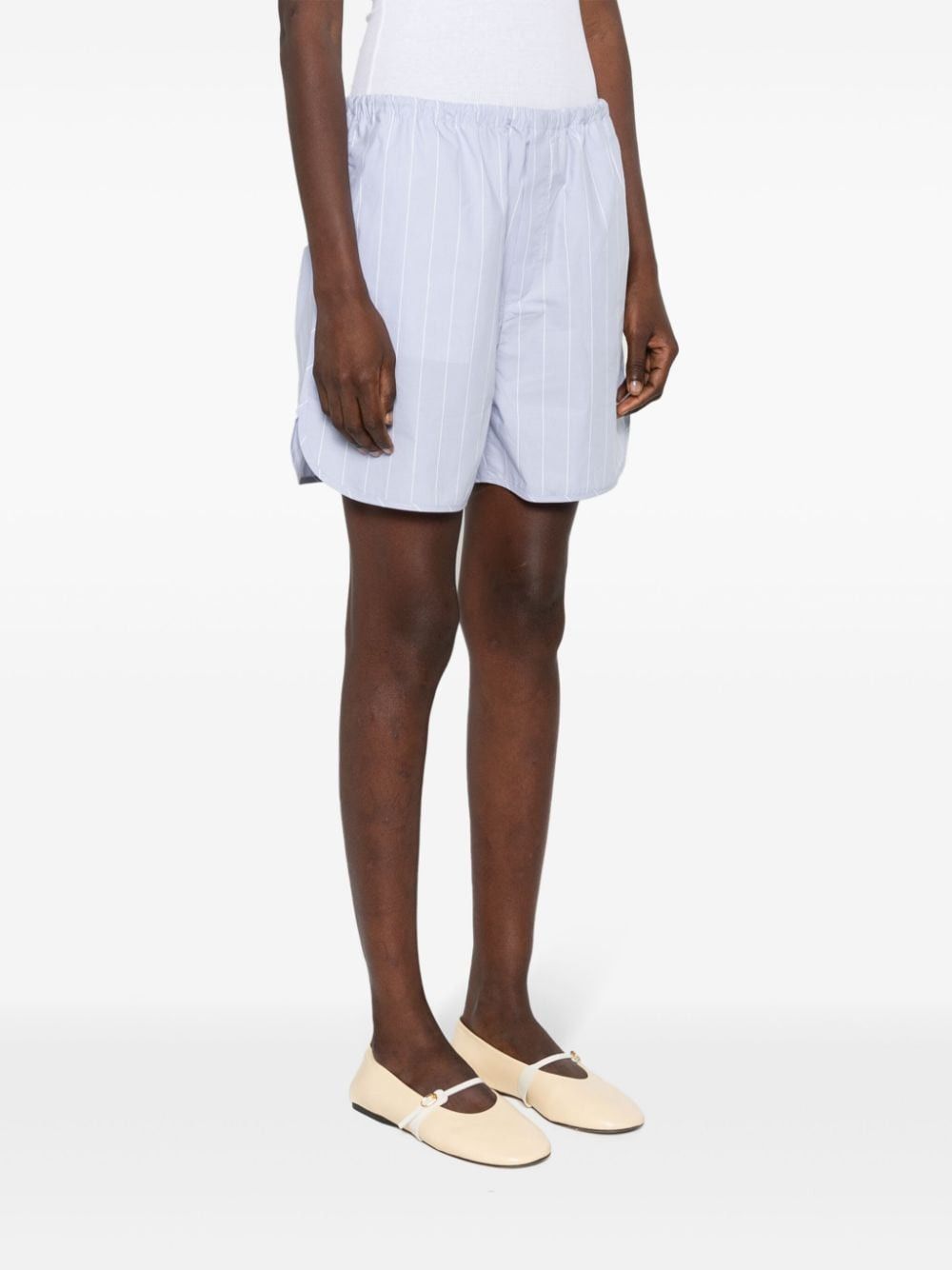 Filippa K STRIPED DRAWSTRING SHORTS Size 27" / US 4 / IT 40 - 3 Thumbnail