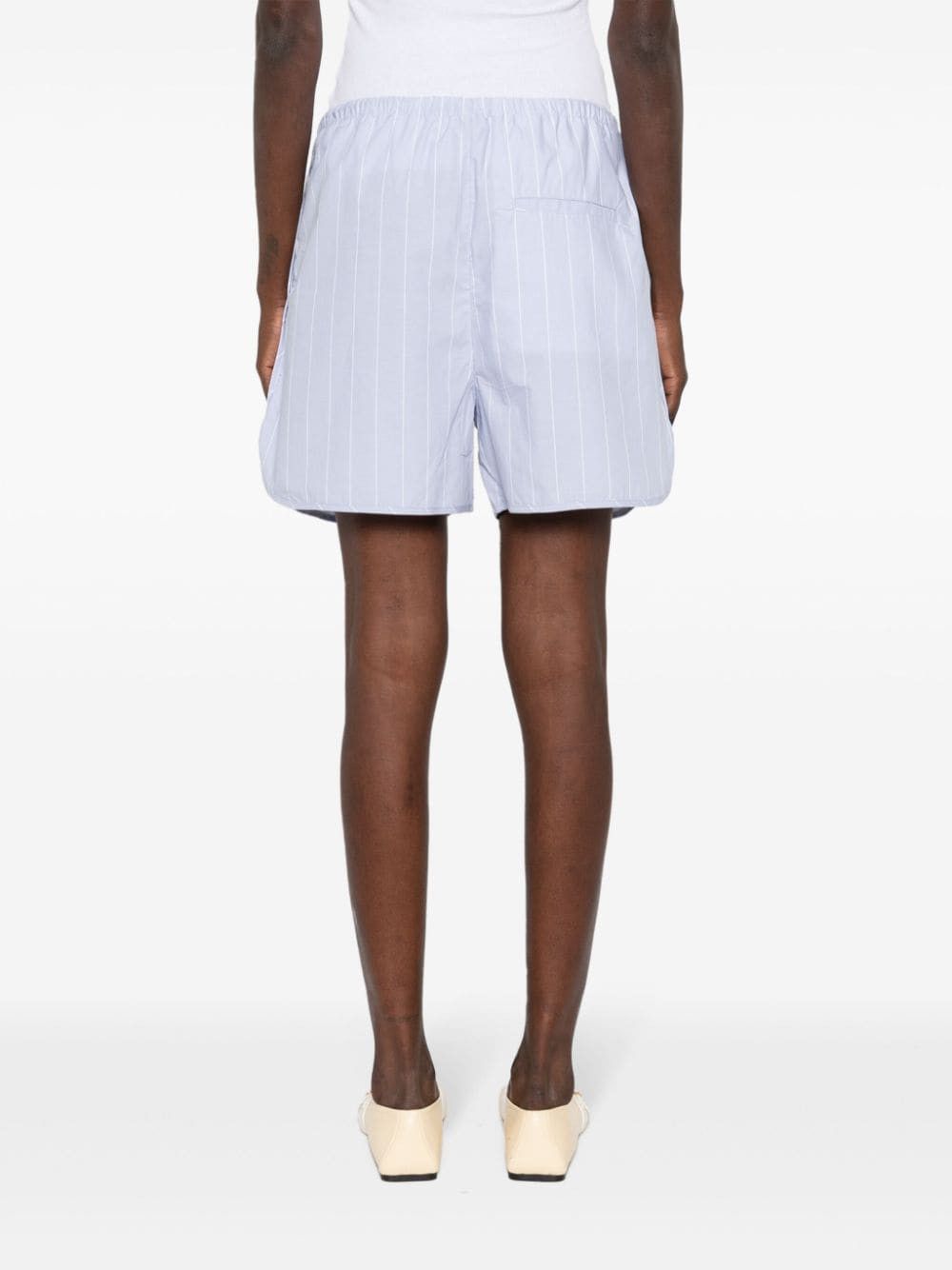 Filippa K STRIPED DRAWSTRING SHORTS Size 27" / US 4 / IT 40 - 4 Thumbnail