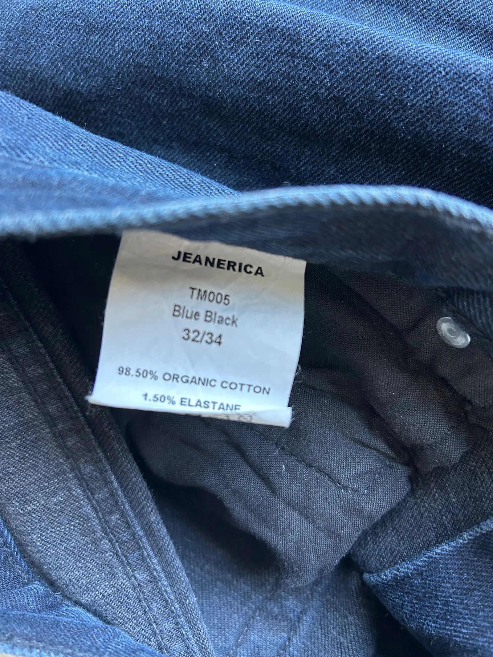 JEANERICA JEANERICA Blue Black Jeans Size US 32 / EU 48 - 3 Thumbnail