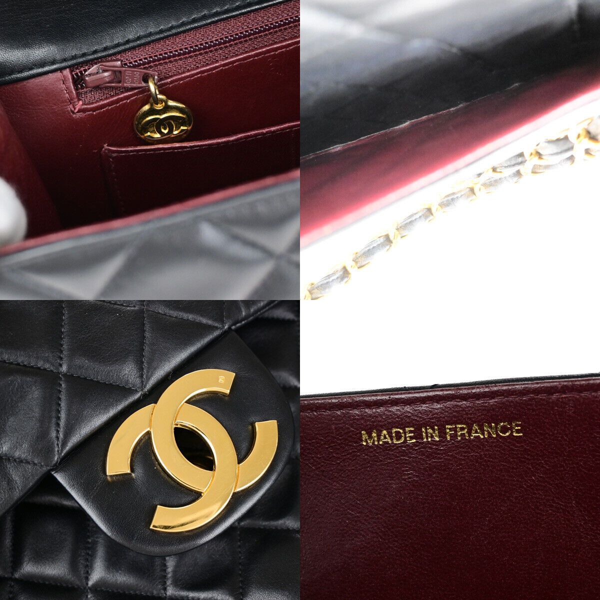 Chanel Jumbo Black Leather Shoulder Bag (Pre-Owned) Size ONE SIZE - 9 Thumbnail