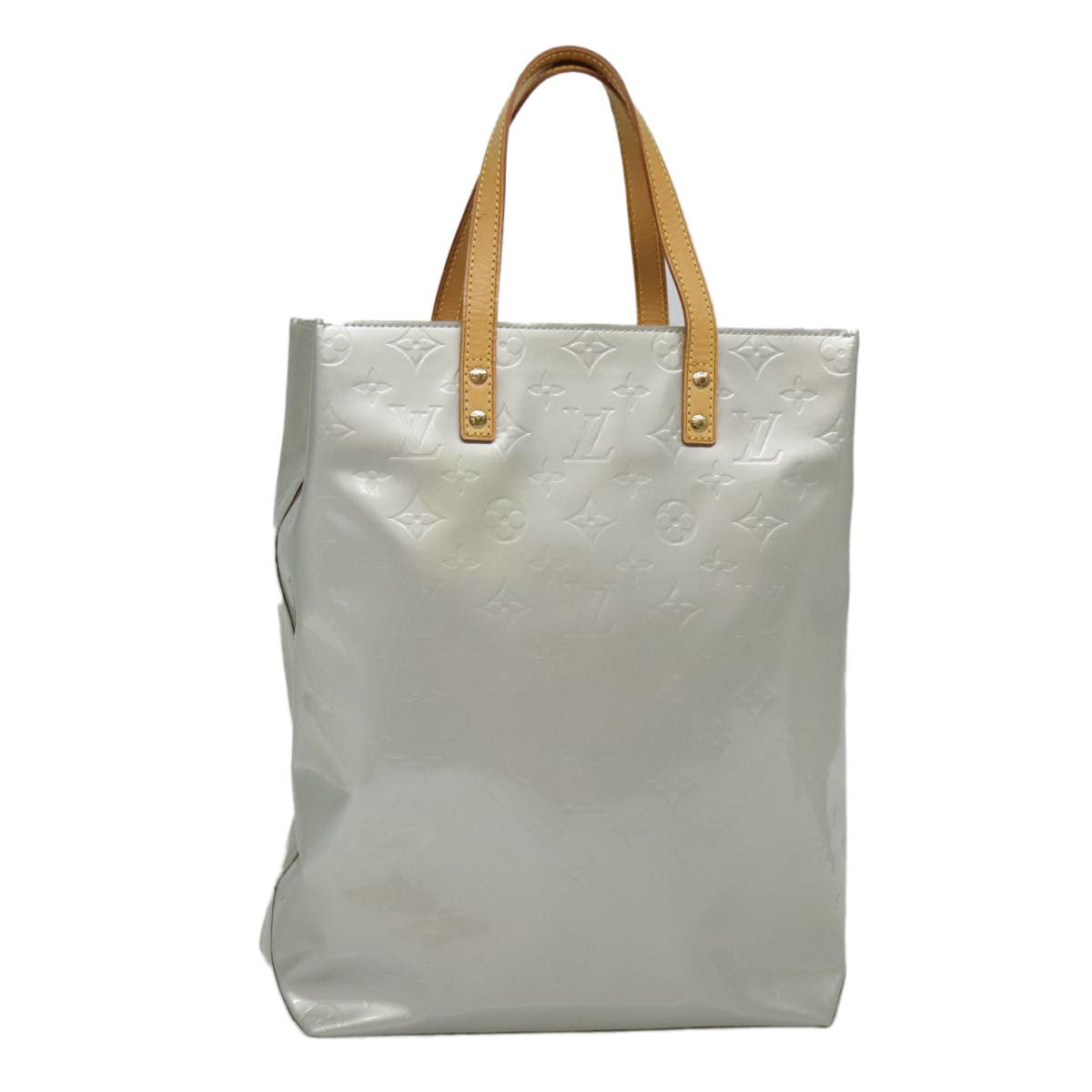 Louis Vuitton Reade Grey Patent Leather Tote Bag (Pre-Owned) Size ONE SIZE - 11 Thumbnail