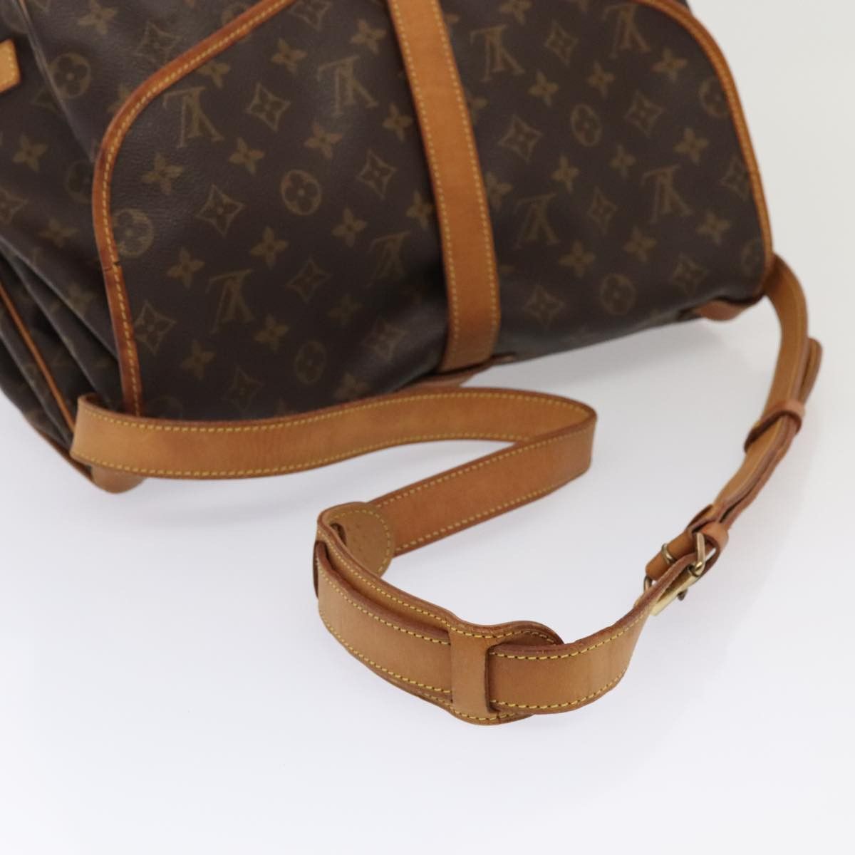 Louis Vuitton Saumur 35 Brown Canvas Shoulder Bag (Pre-Owned) Size ONE SIZE - 5 Thumbnail