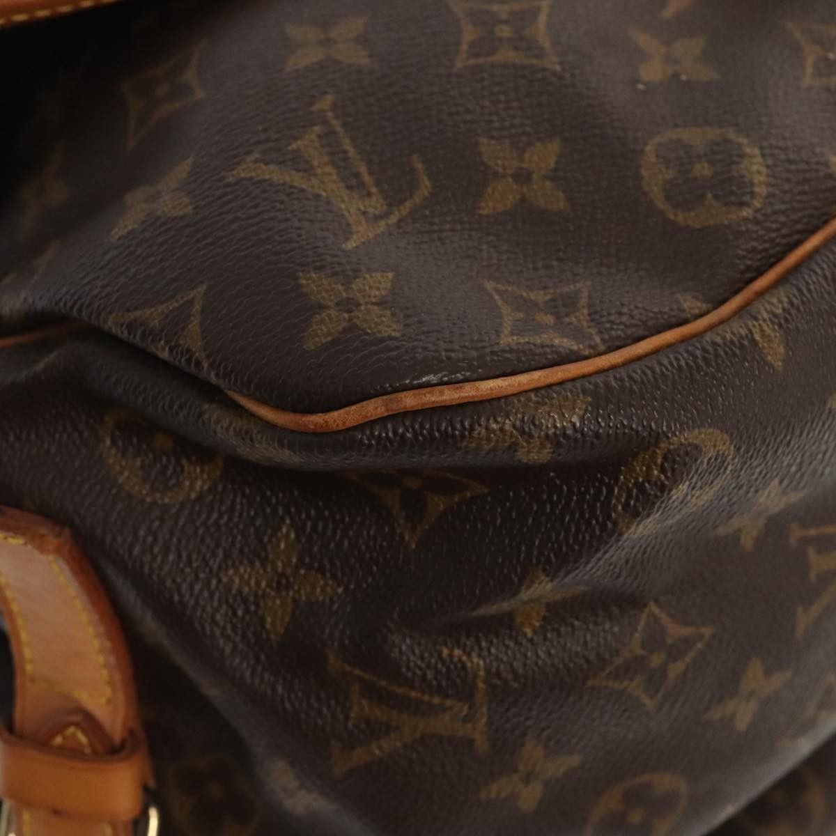 Louis Vuitton Saumur 35 Brown Canvas Shoulder Bag (Pre-Owned) Size ONE SIZE - 16 Thumbnail