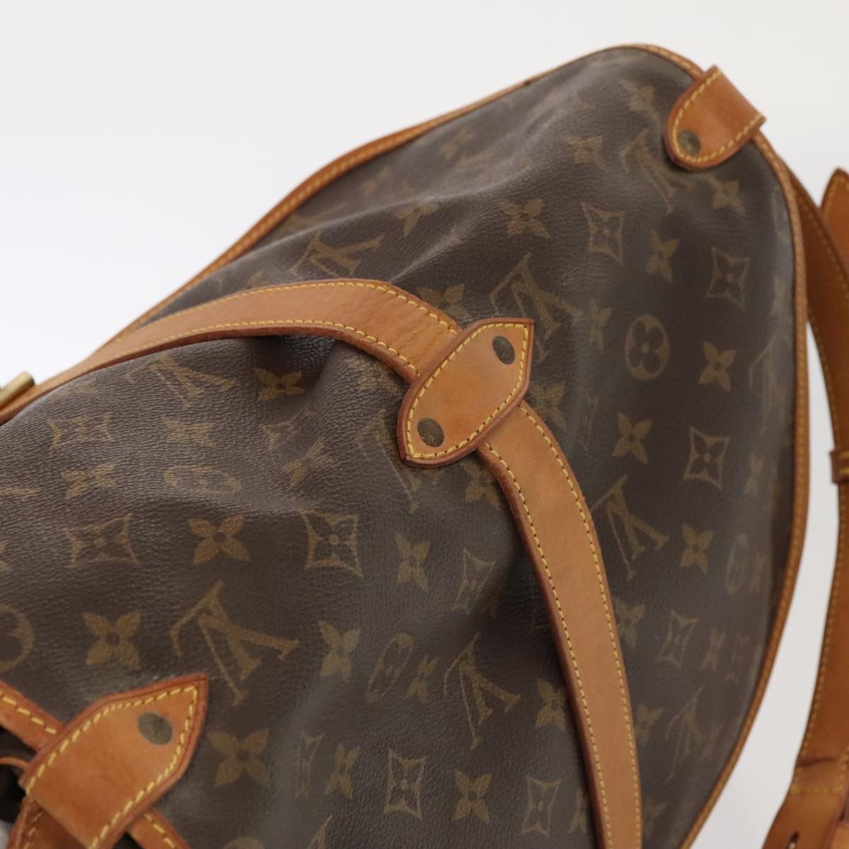 Louis Vuitton Saumur 35 Brown Canvas Shoulder Bag (Pre-Owned) Size ONE SIZE - 12 Thumbnail