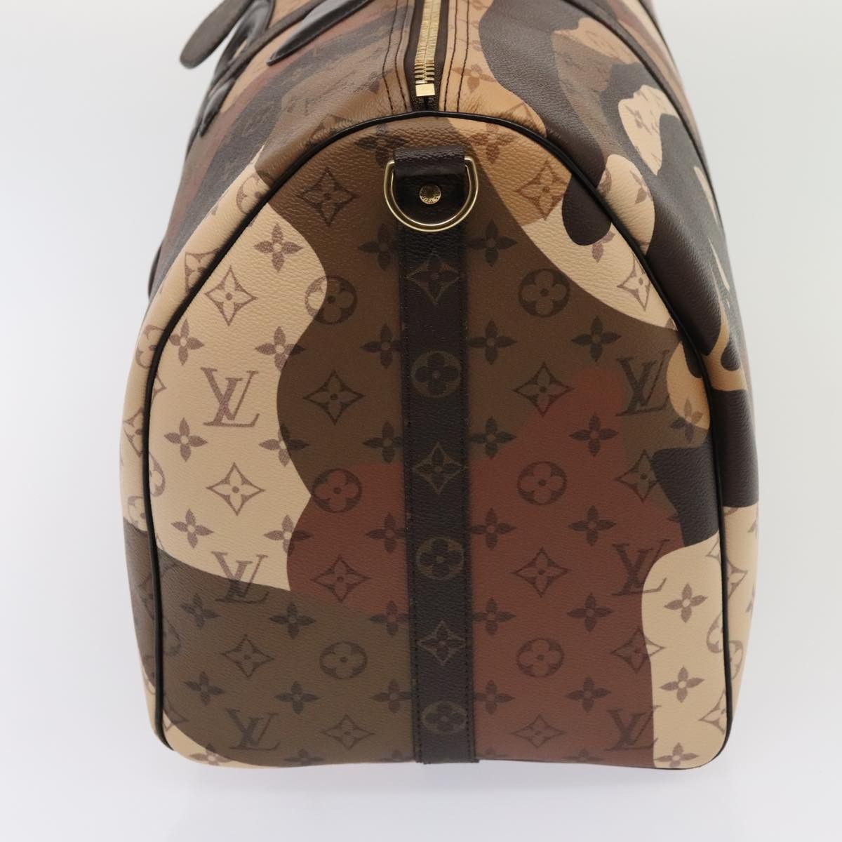 Louis Vuitton Keepall Bandouliere 55 Brown Canvas Travel Bag (Pre-Owned) Size ONE SIZE - 3 Thumbnail