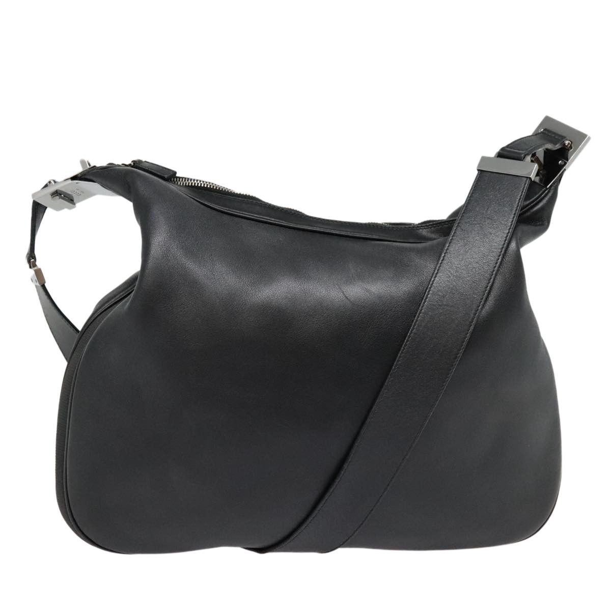 Gucci Black Leather Shoulder Bag (Pre-Owned) Size ONE SIZE - 17 Thumbnail