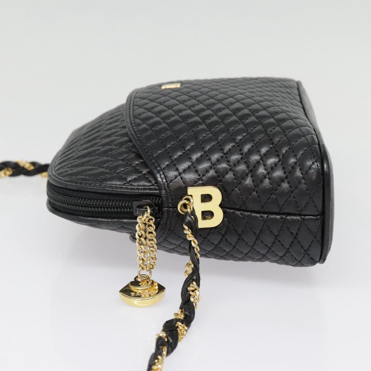 Bally Black Leather Shoulder Bag (Pre-Owned) Size ONE SIZE - 3 Thumbnail