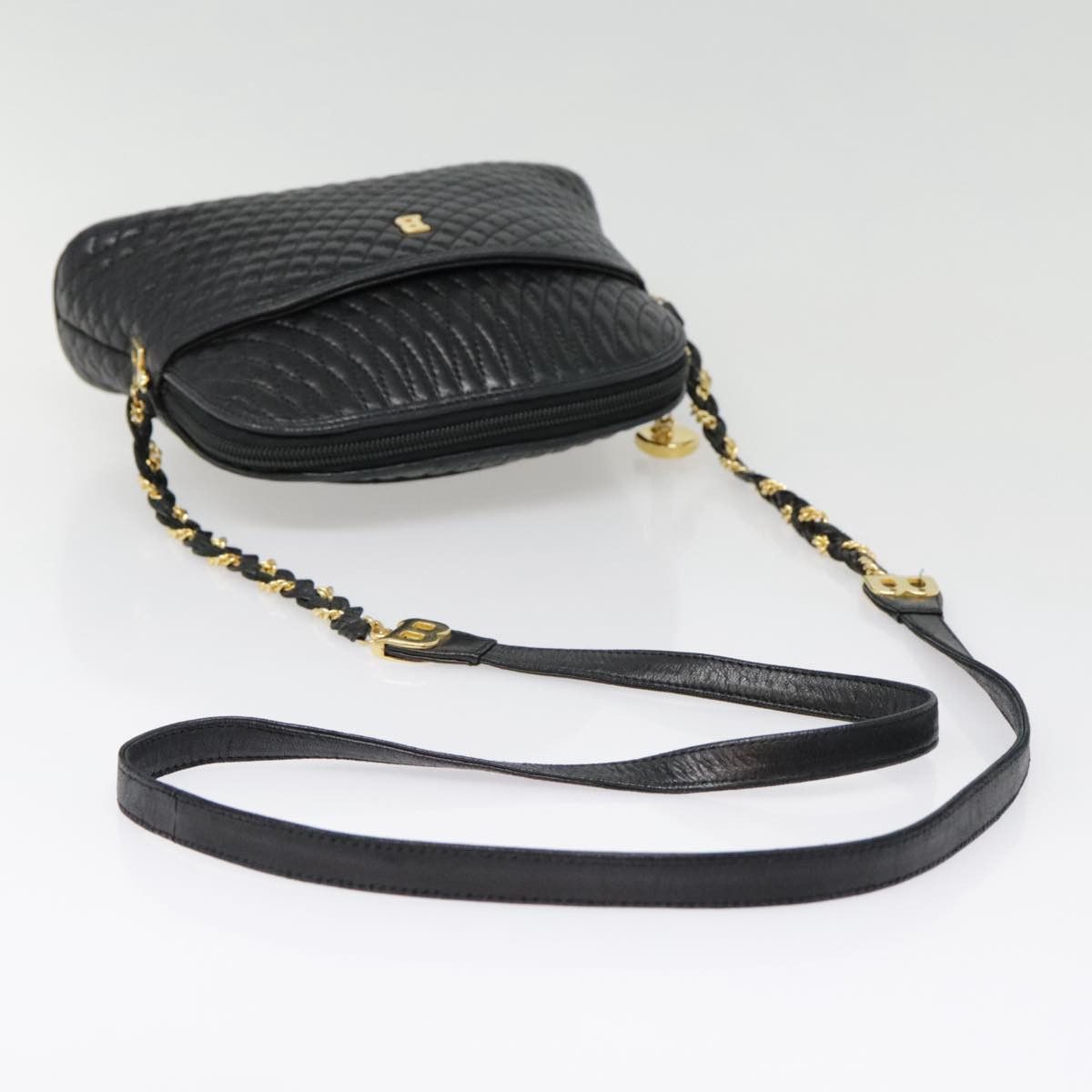Bally Black Leather Shoulder Bag (Pre-Owned) Size ONE SIZE - 5 Thumbnail